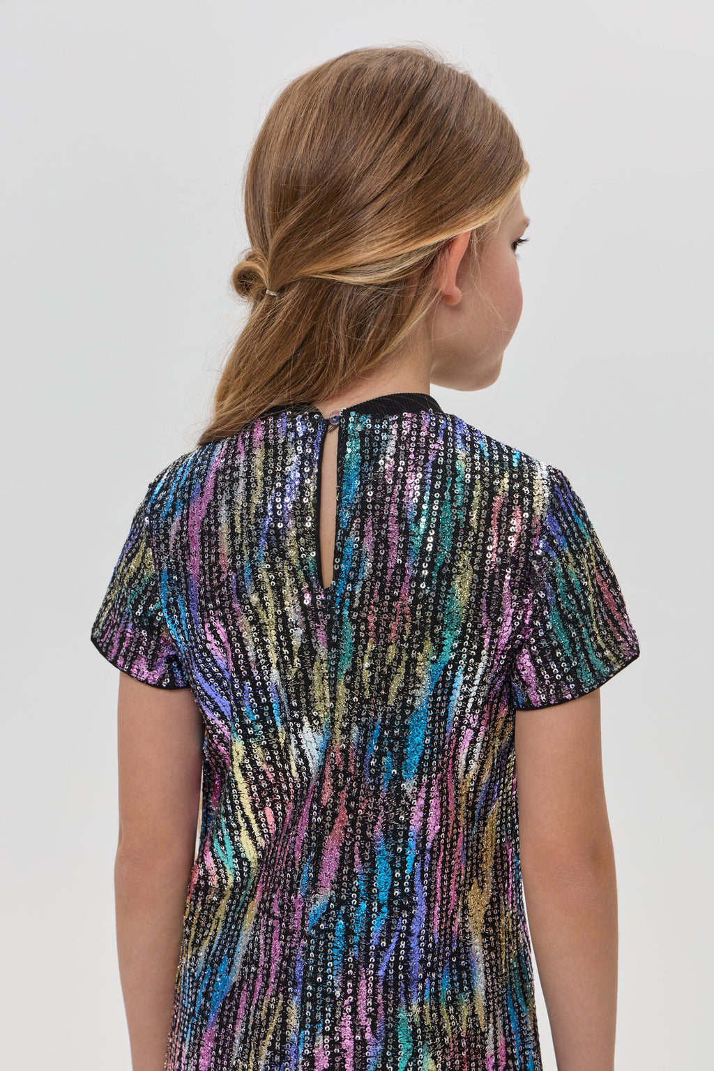 Sequins Cocktail Dress, multicolour