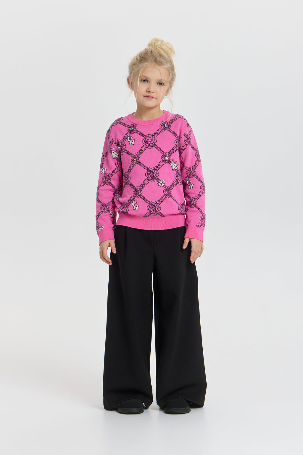 Sweater with Diamonds