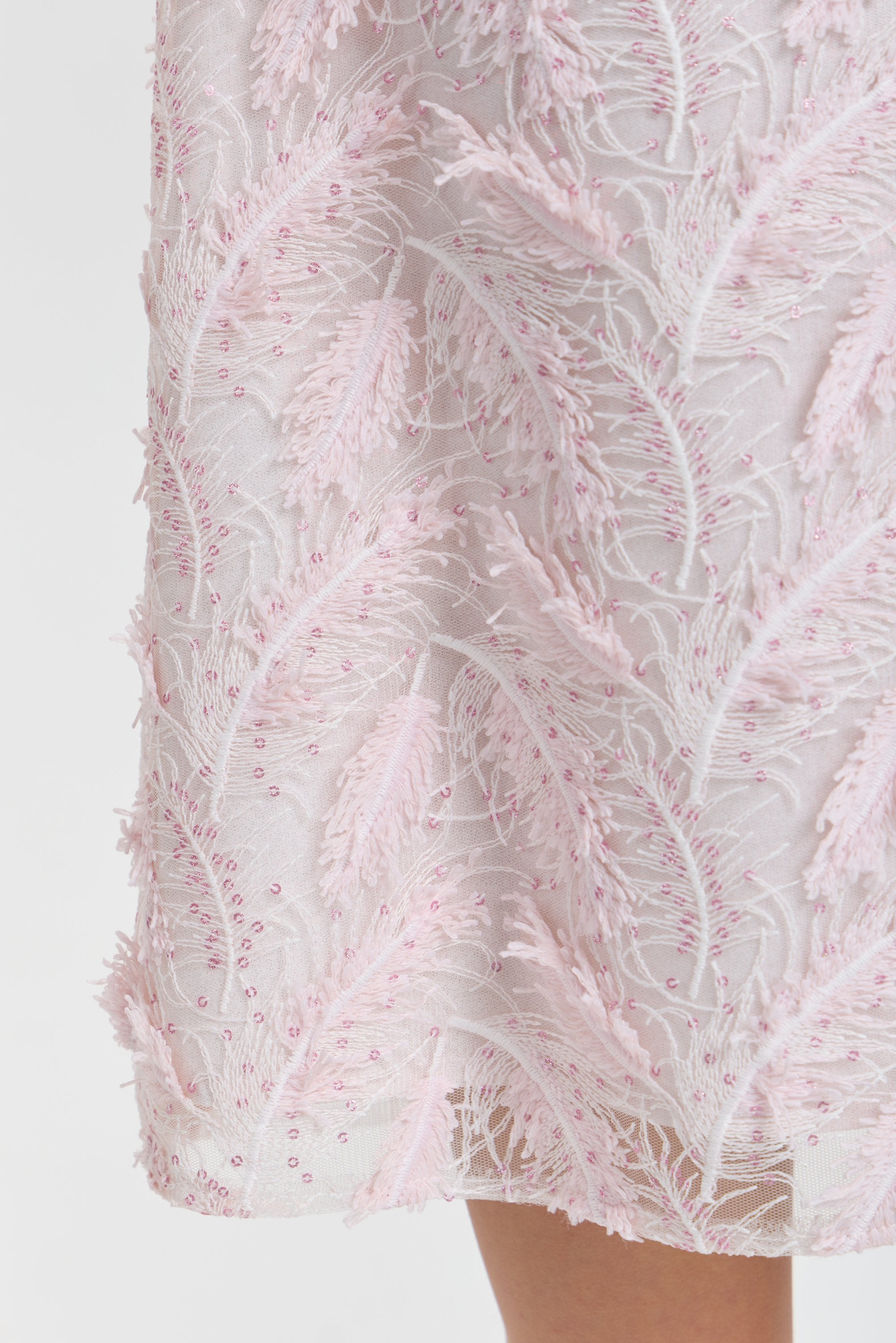 Feather Decorated Dress