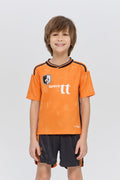Sport Set with Orange Jersey and Black Matching Shorts