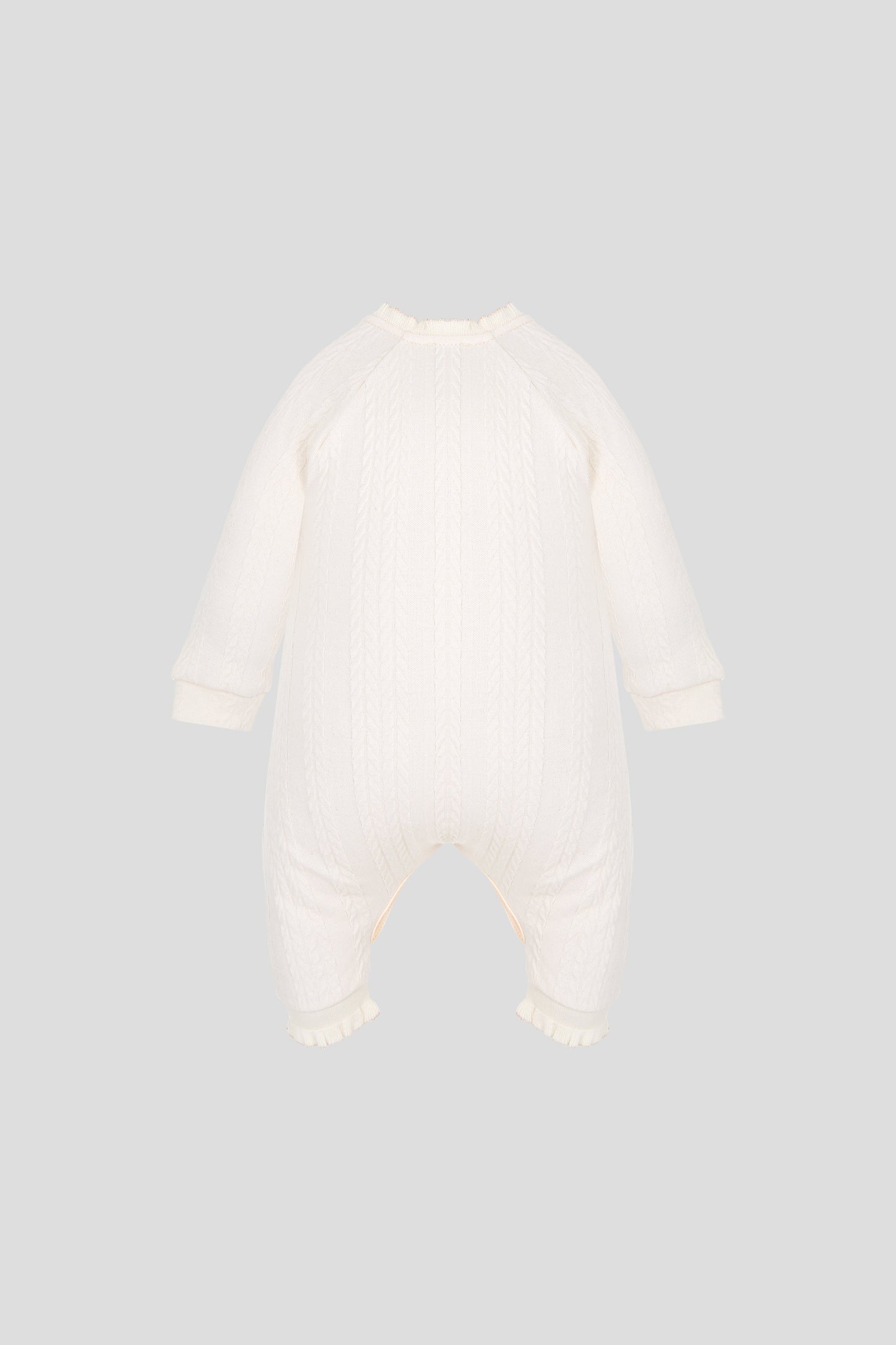 Soft Knitted Overall, cream
