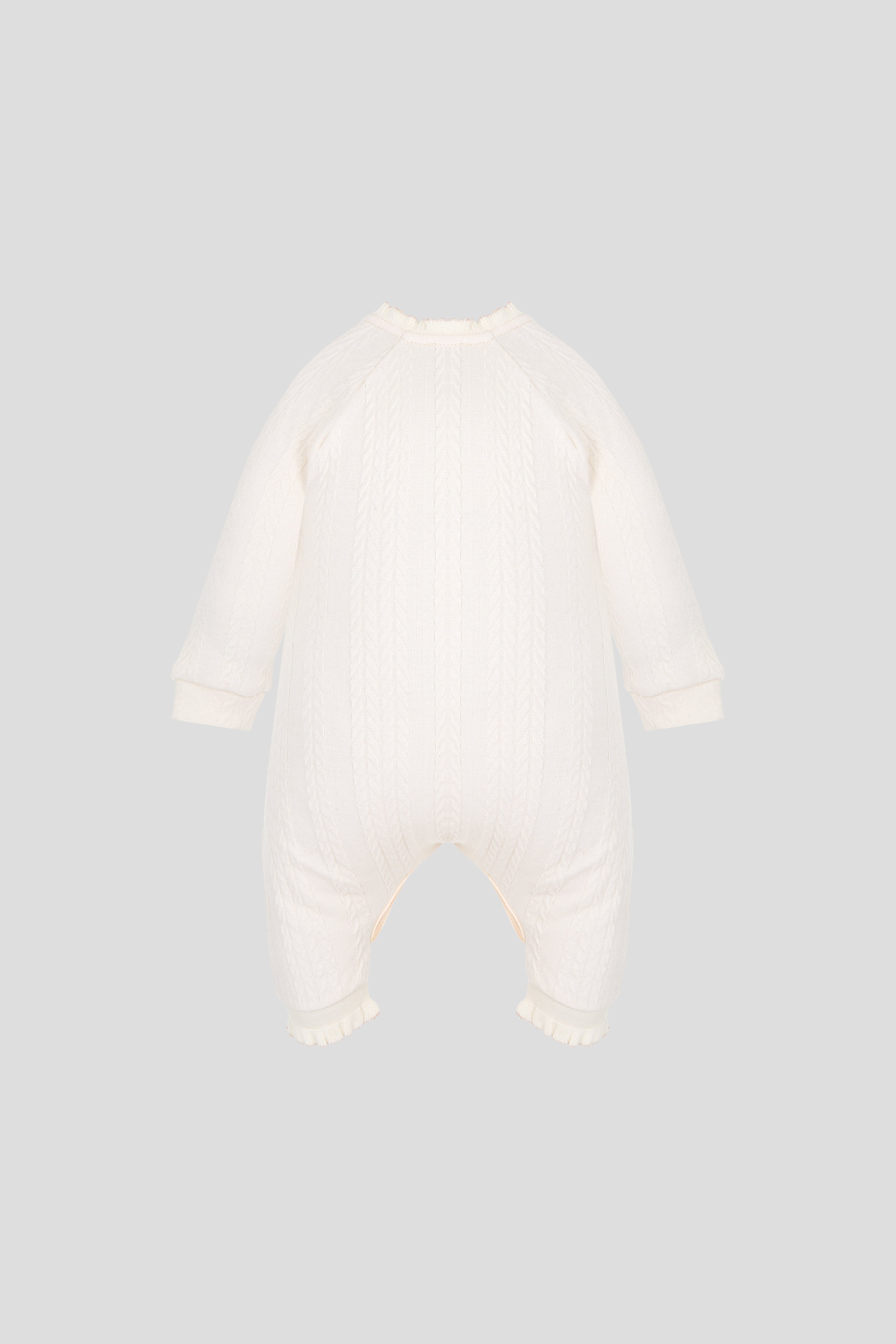 Soft Knitted Overall, cream