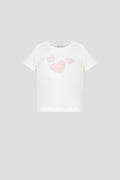 Heart T-shirt with Crystals