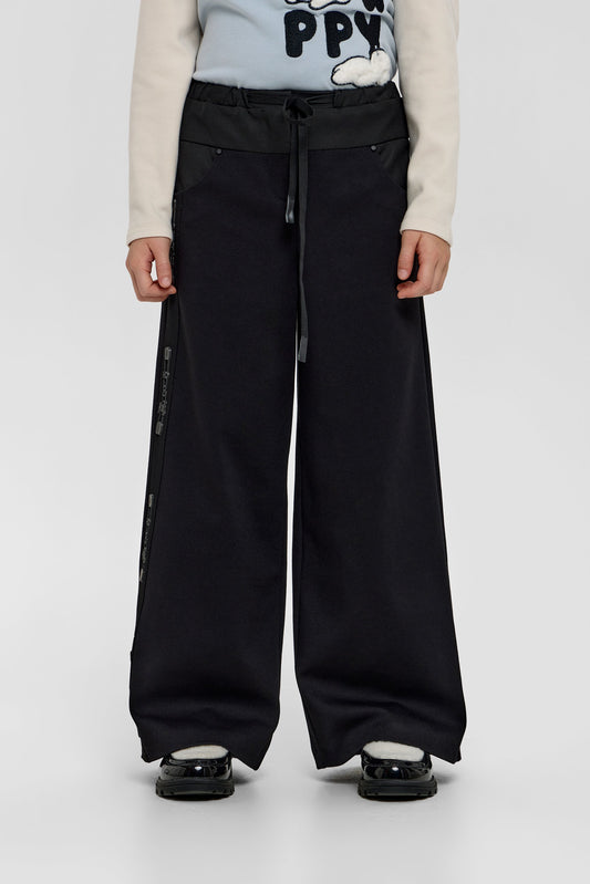 Black Soft Trousers