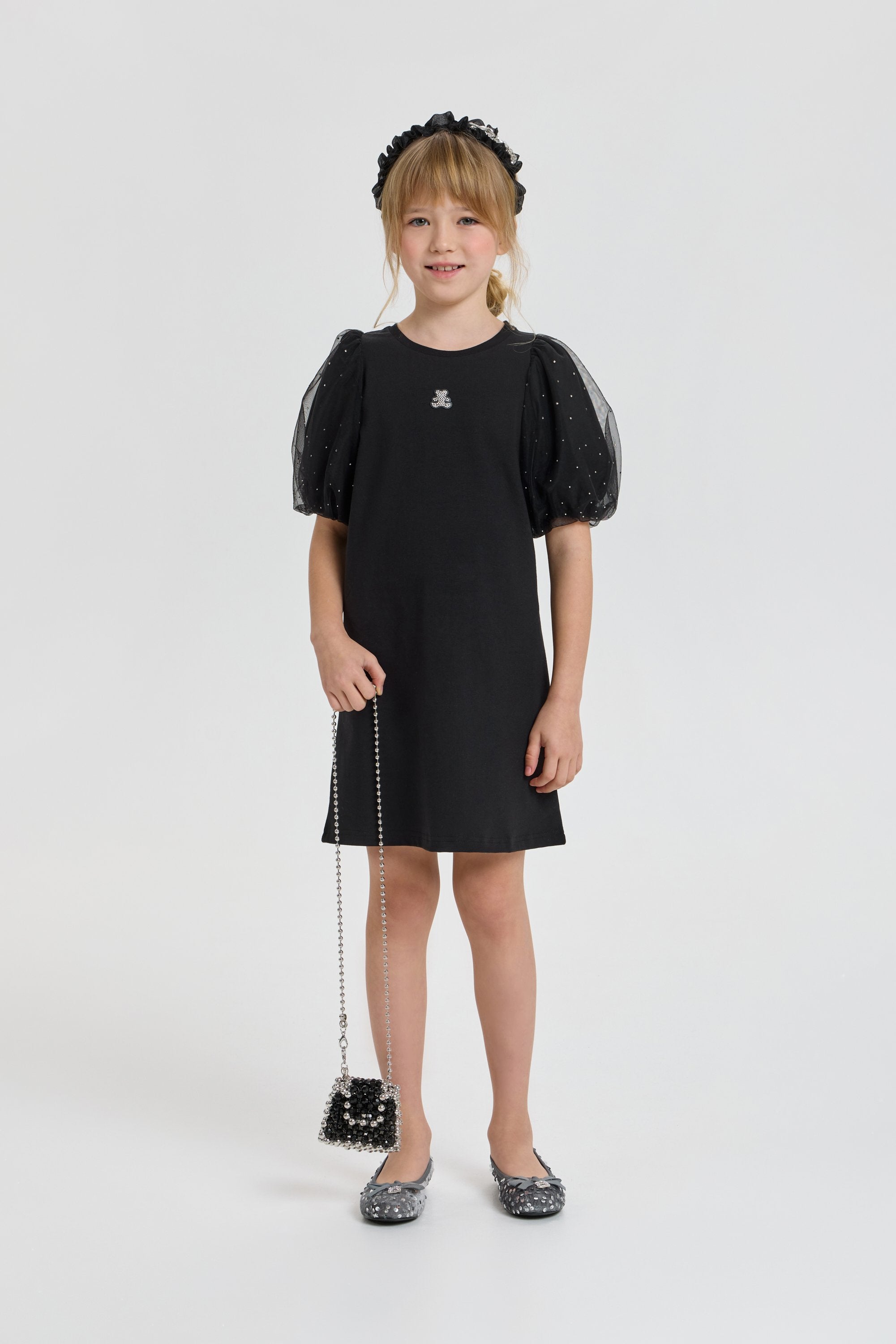 Elegant Dress with Purse