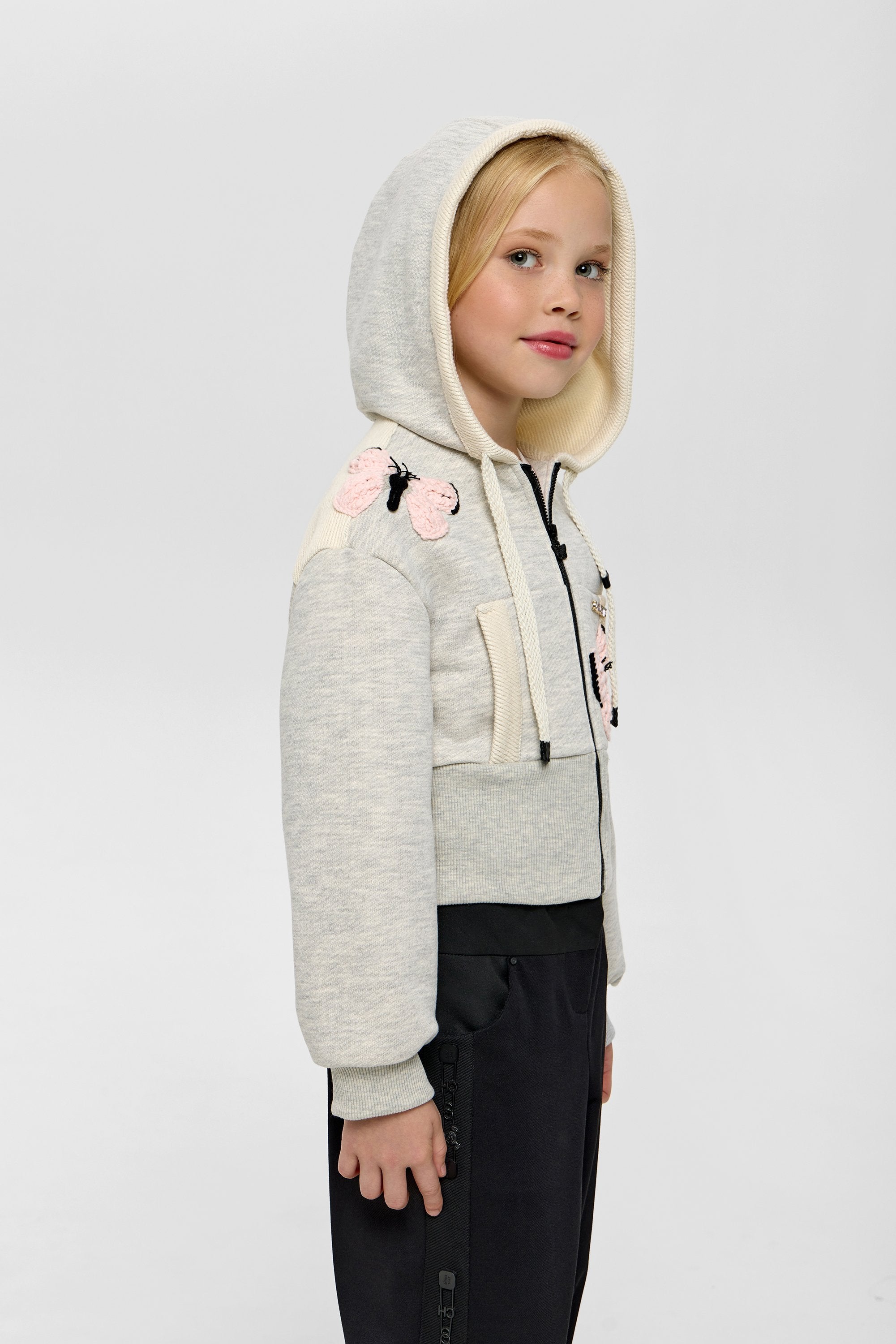 Decorated Jacket with Hood