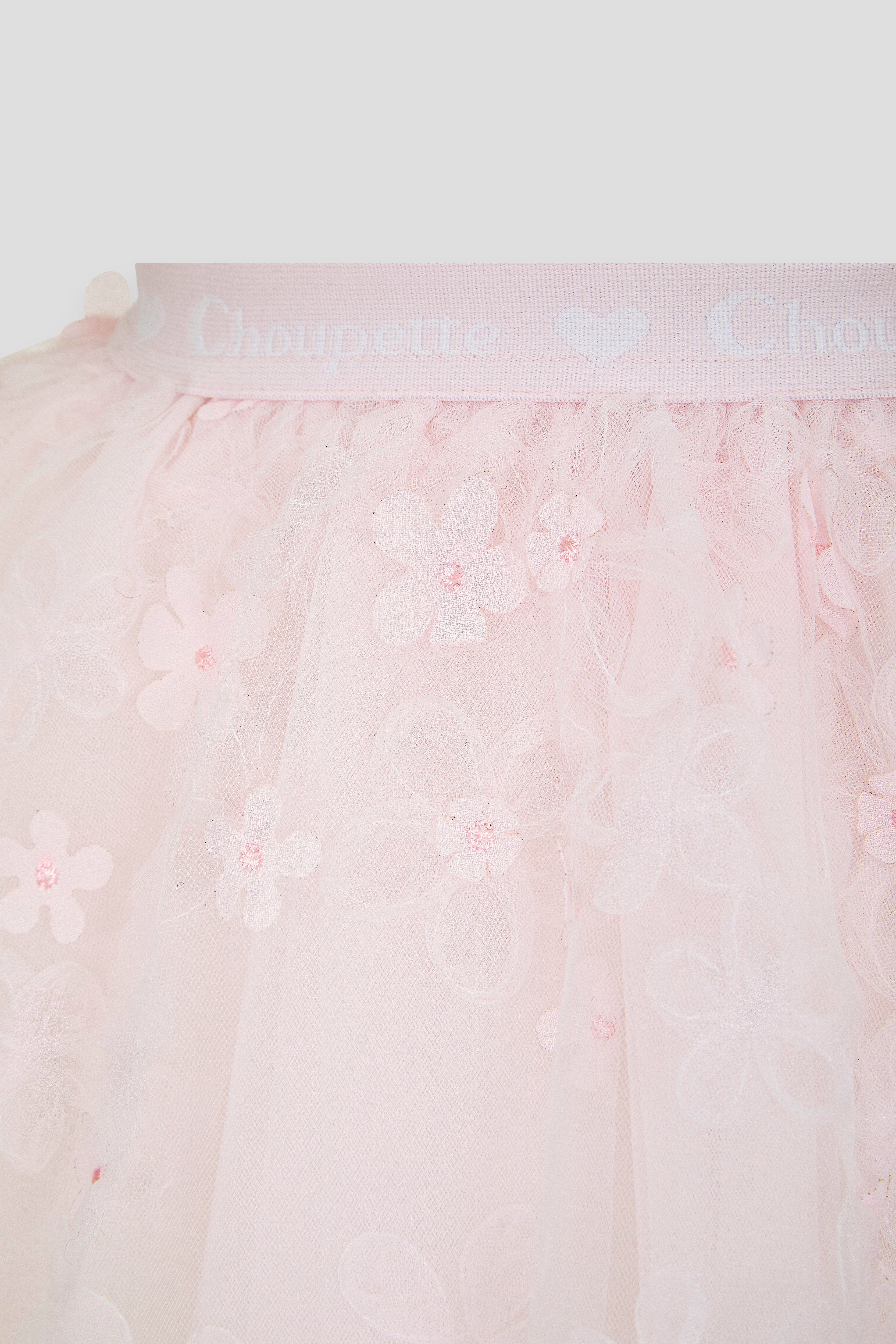 Elegant 3D Flower Lace Skirt