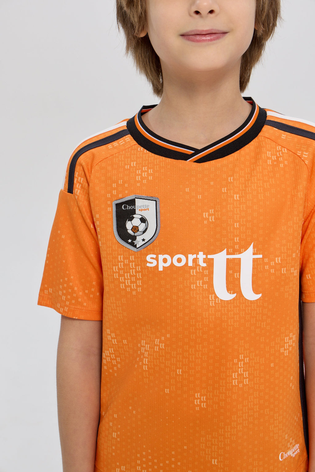 Sport Set with Orange Jersey and Black Matching Shorts