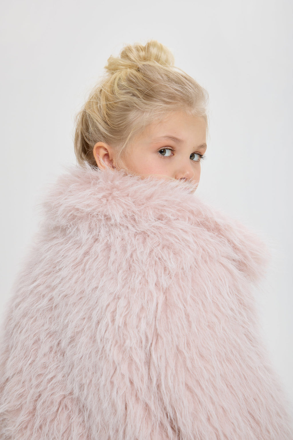Pink Faux fur Jacket