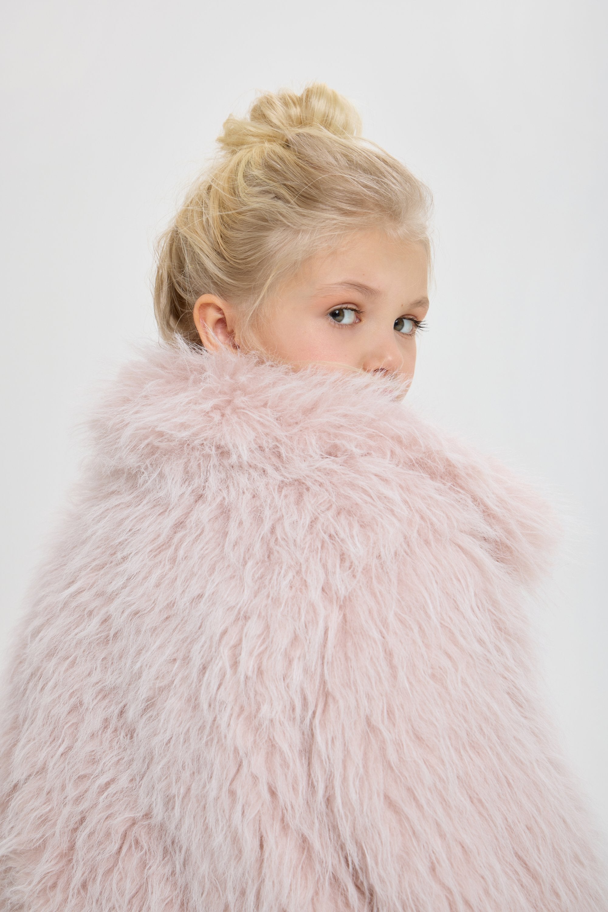 Pink Faux fur Jacket