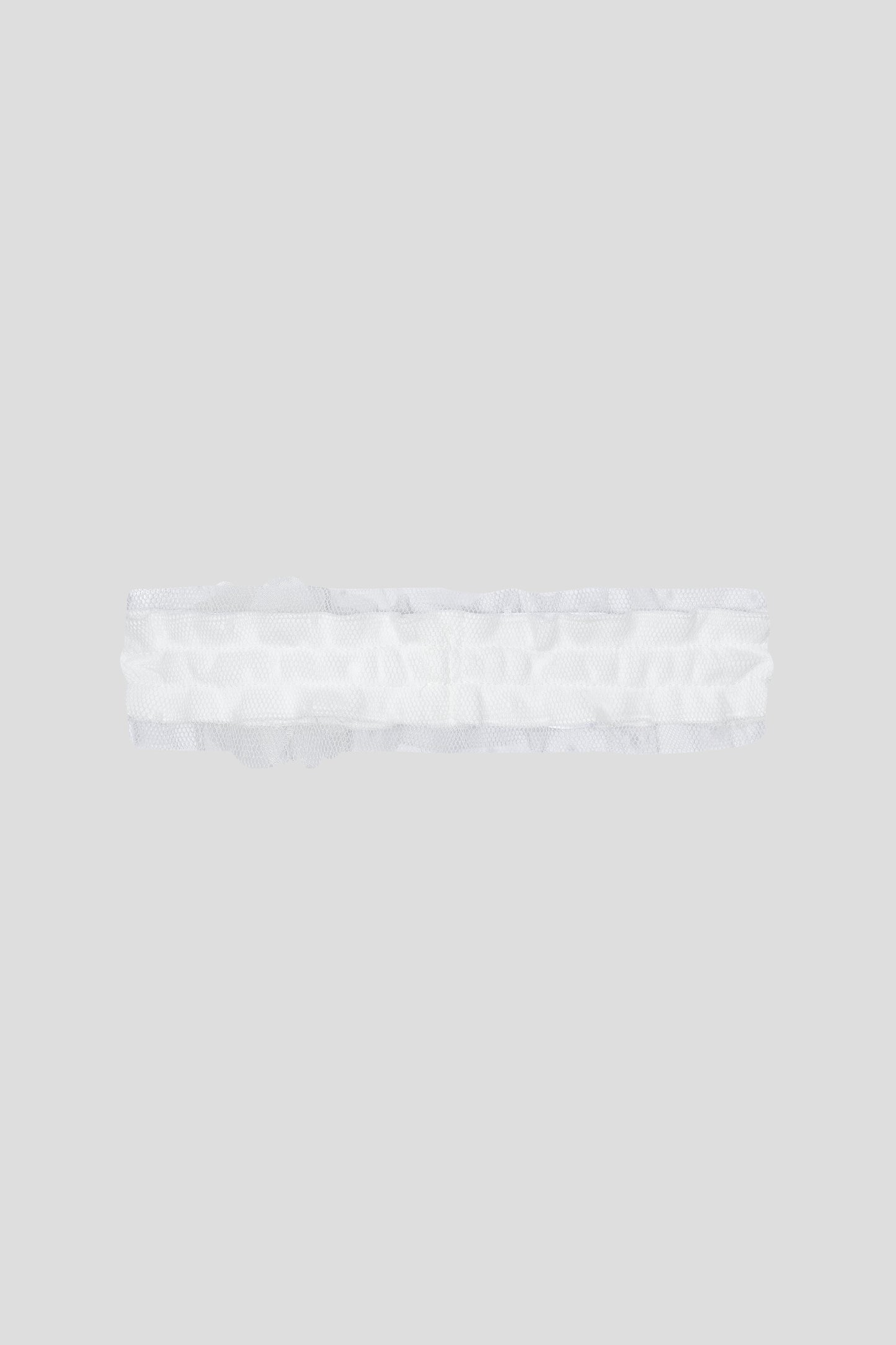 Flower Decorated Headband, ecru
