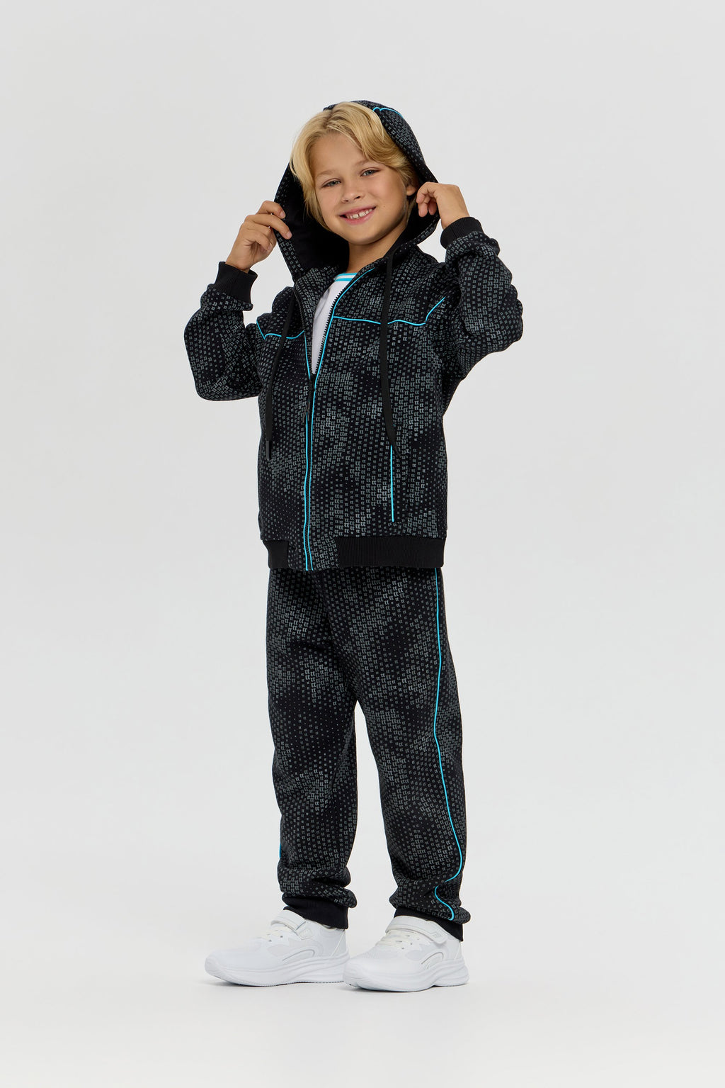Printed Tracksuit for active kids