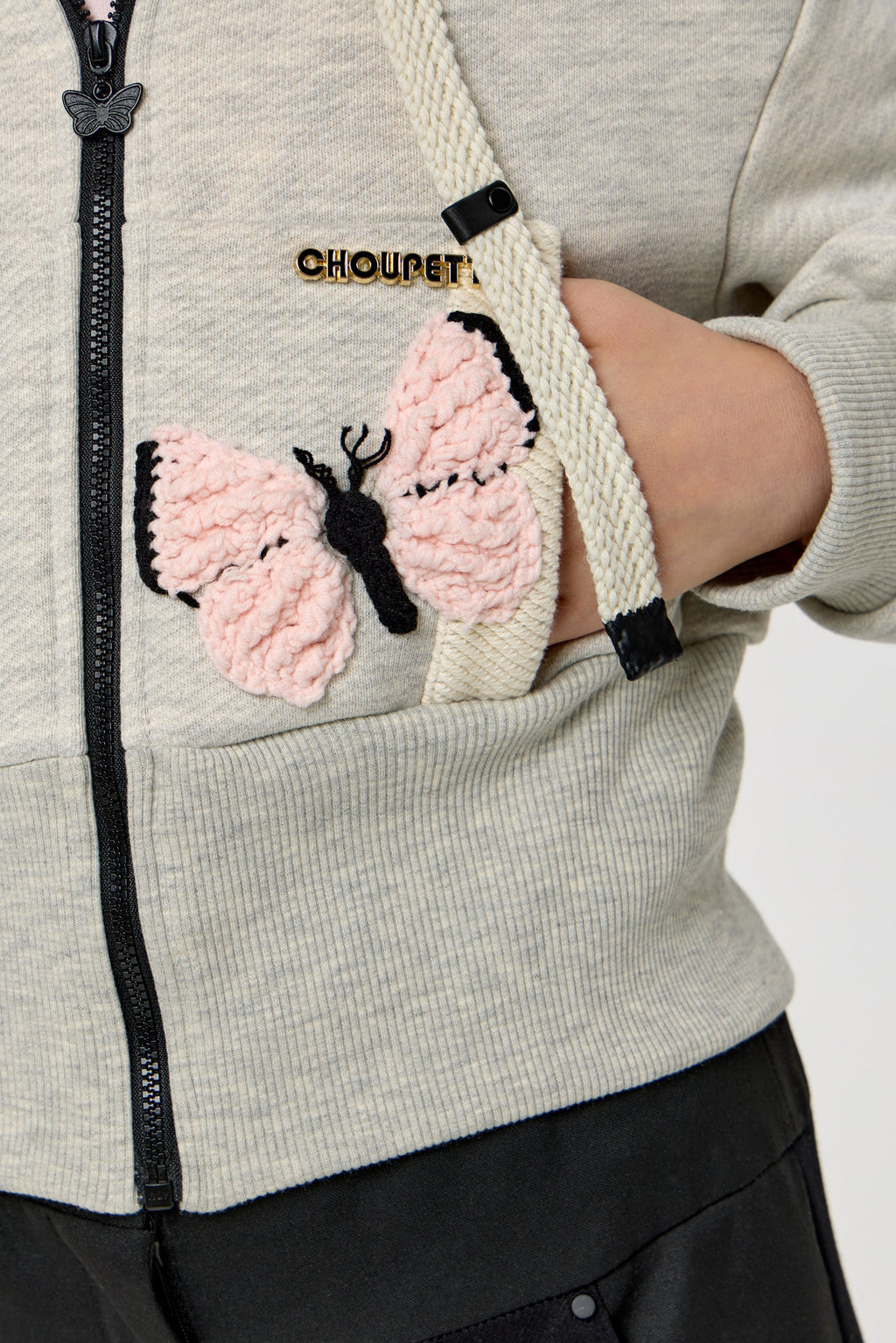 Decorated Jacket with Hood