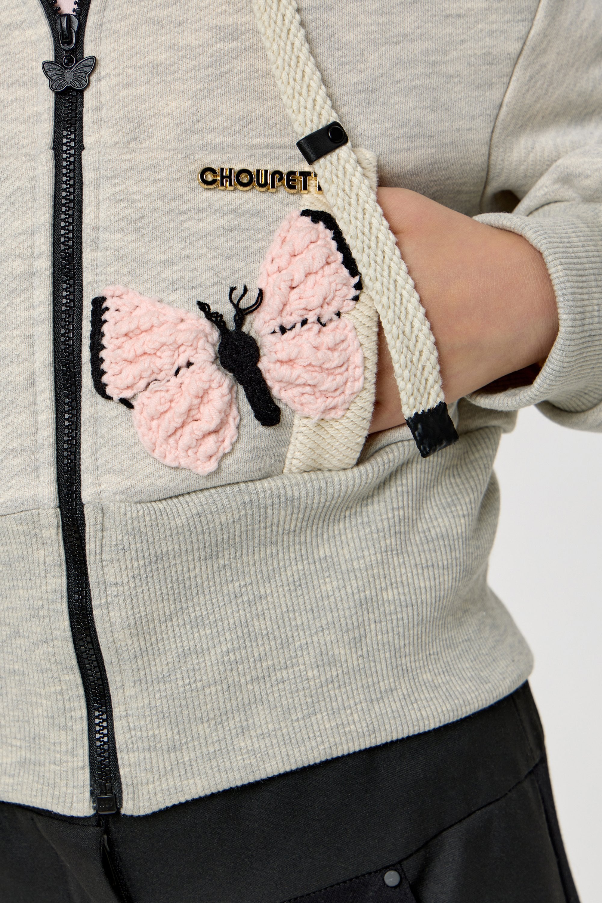 Decorated Jacket with Hood