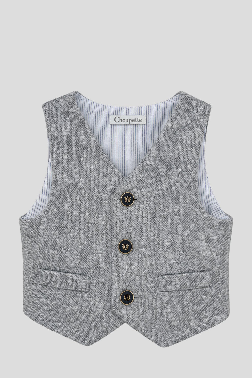 Smart Knitted Set (Vest and Trousers)