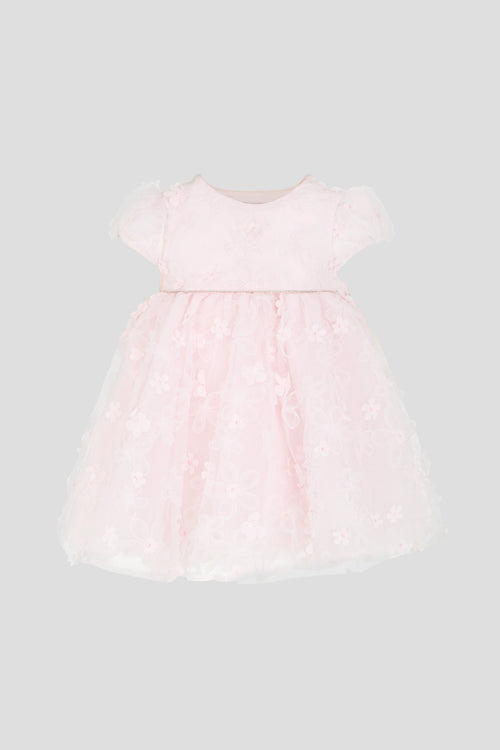 Charming 3D Flower Lace Dress with Shorts
