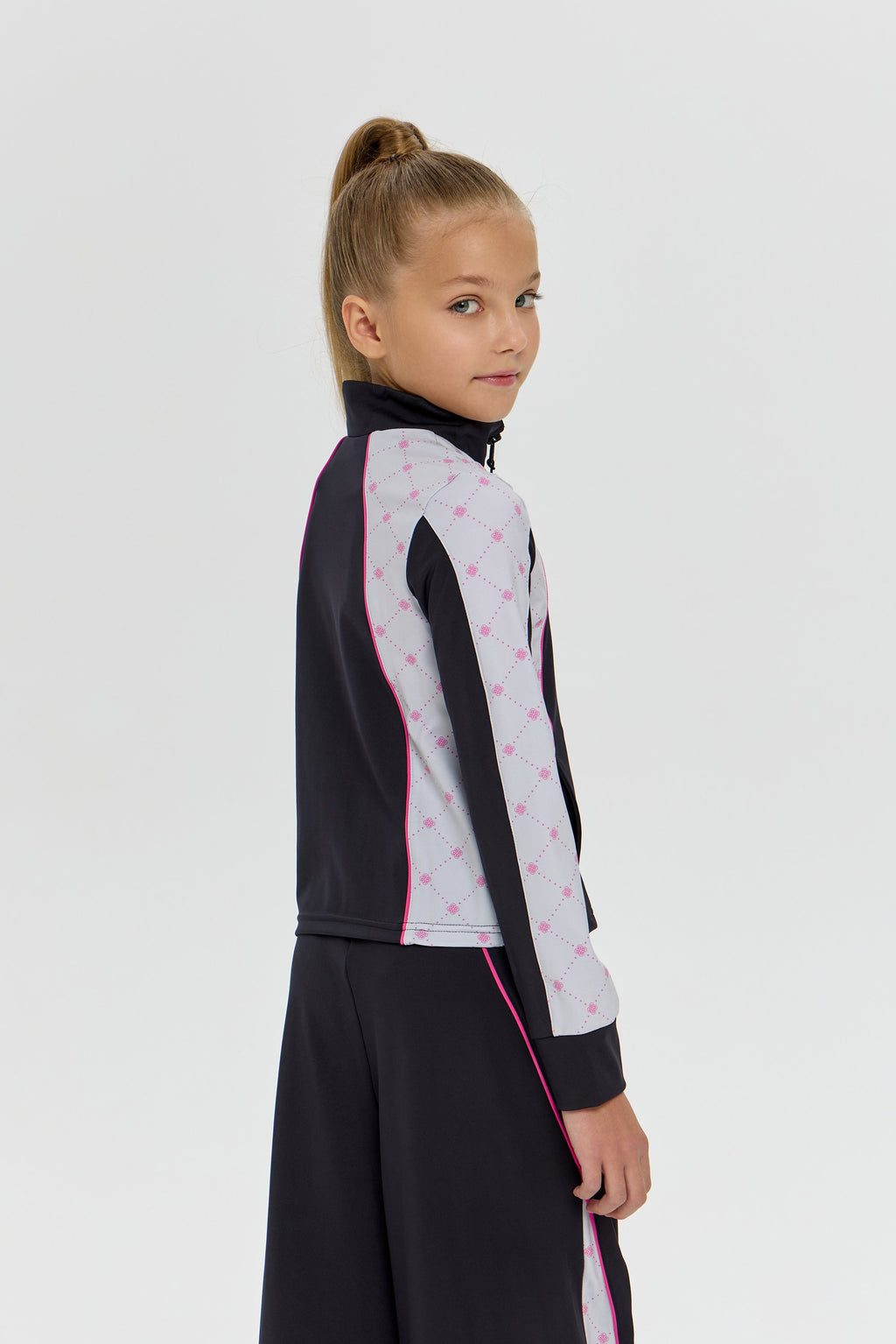 Girls black color-block Dri-FIT Tracksuit