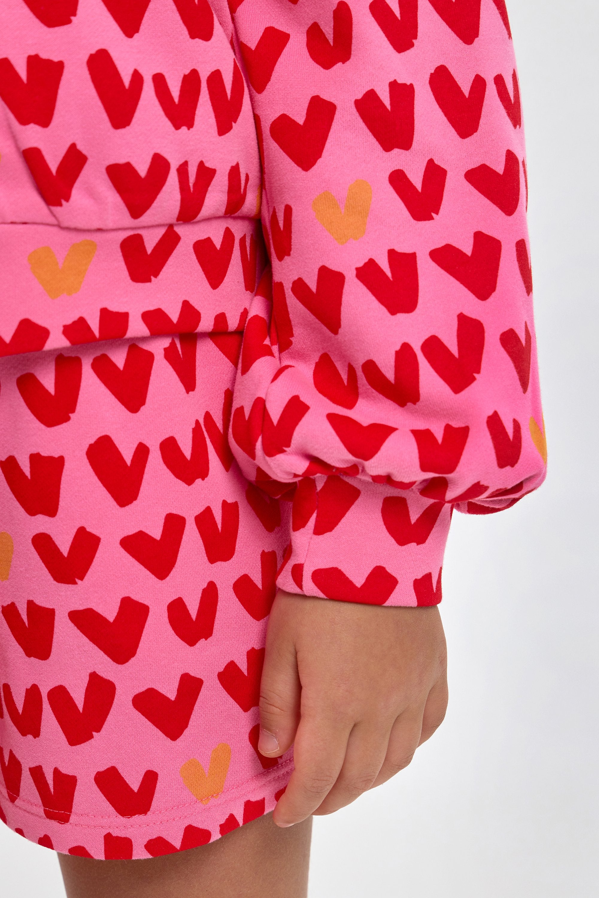 Heart Set (Hoodie jacket with shorts)