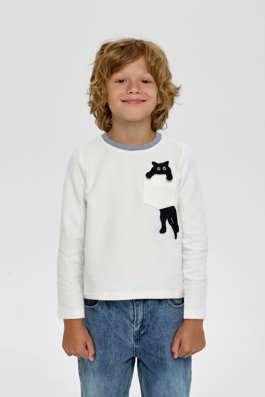 Cat LS Tee