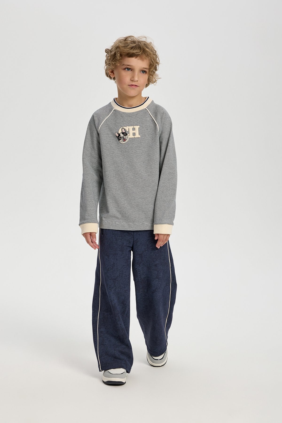 CH Doggy Stripe Jumper for boys