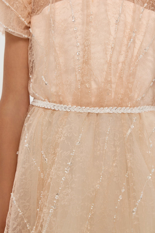 Stylish Sequins Decorated Dress