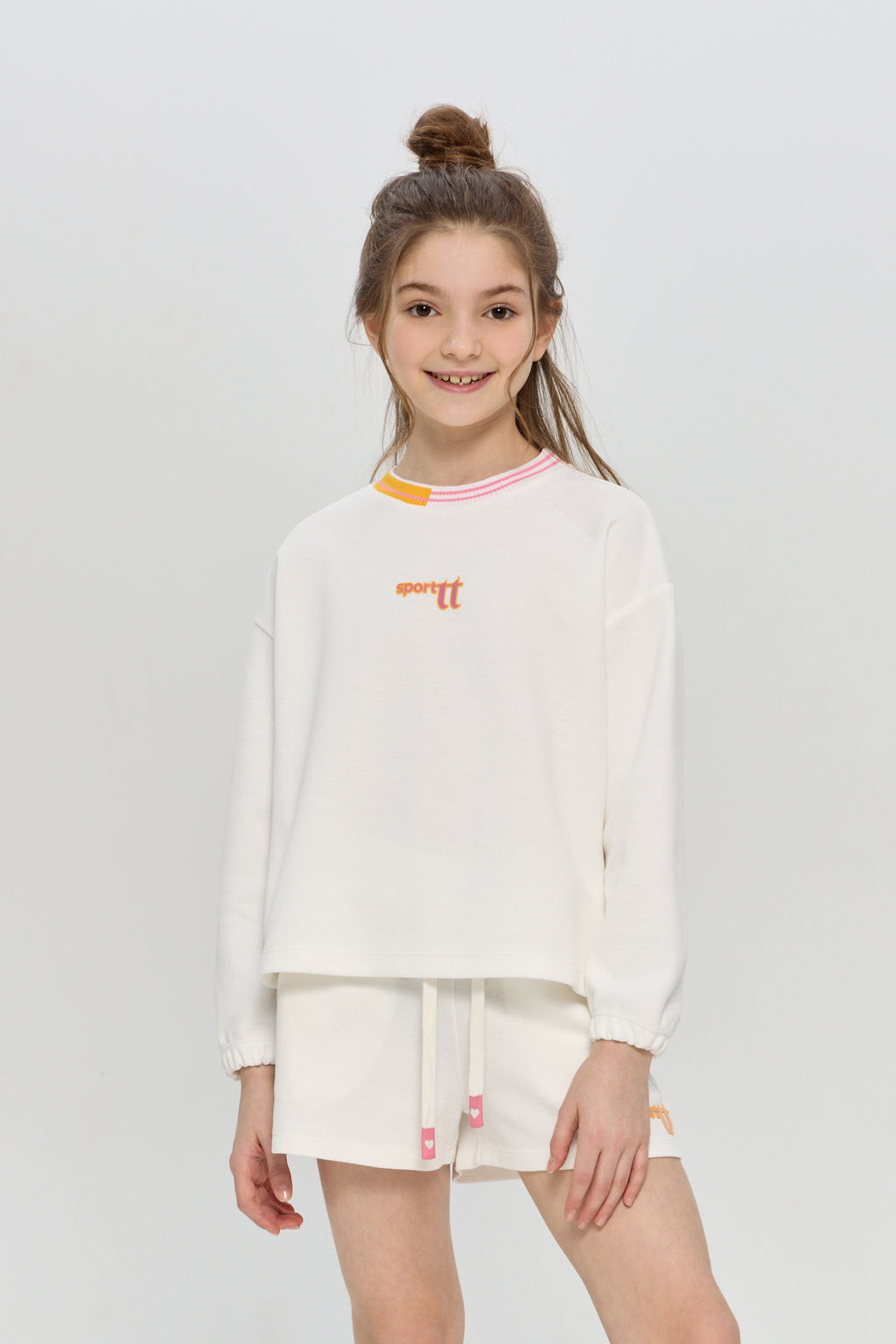 White Sports Sweatshirt
