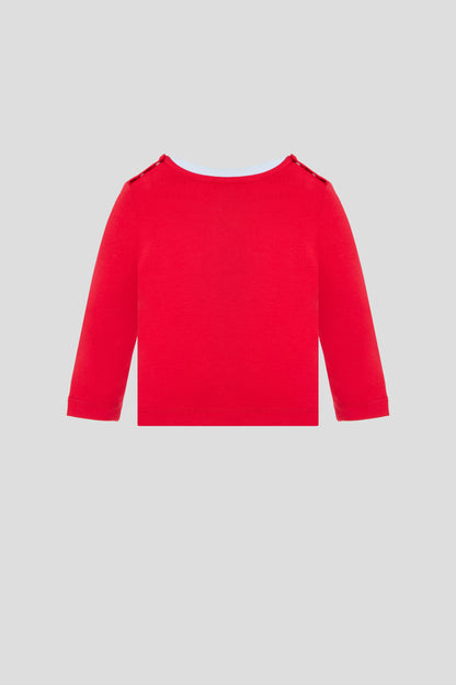 Printed Red Long sleeve