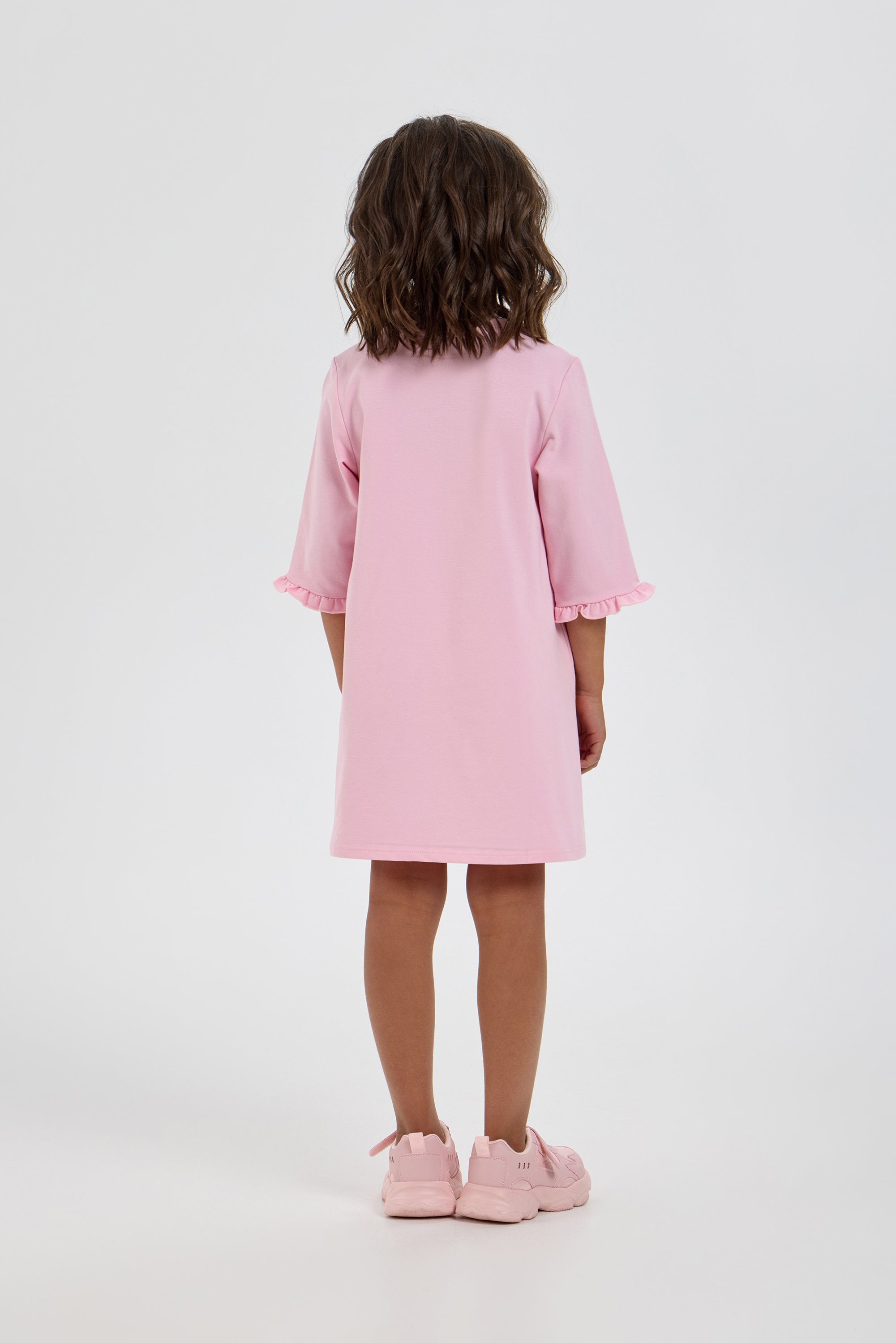 Charming Catty Applique Dress