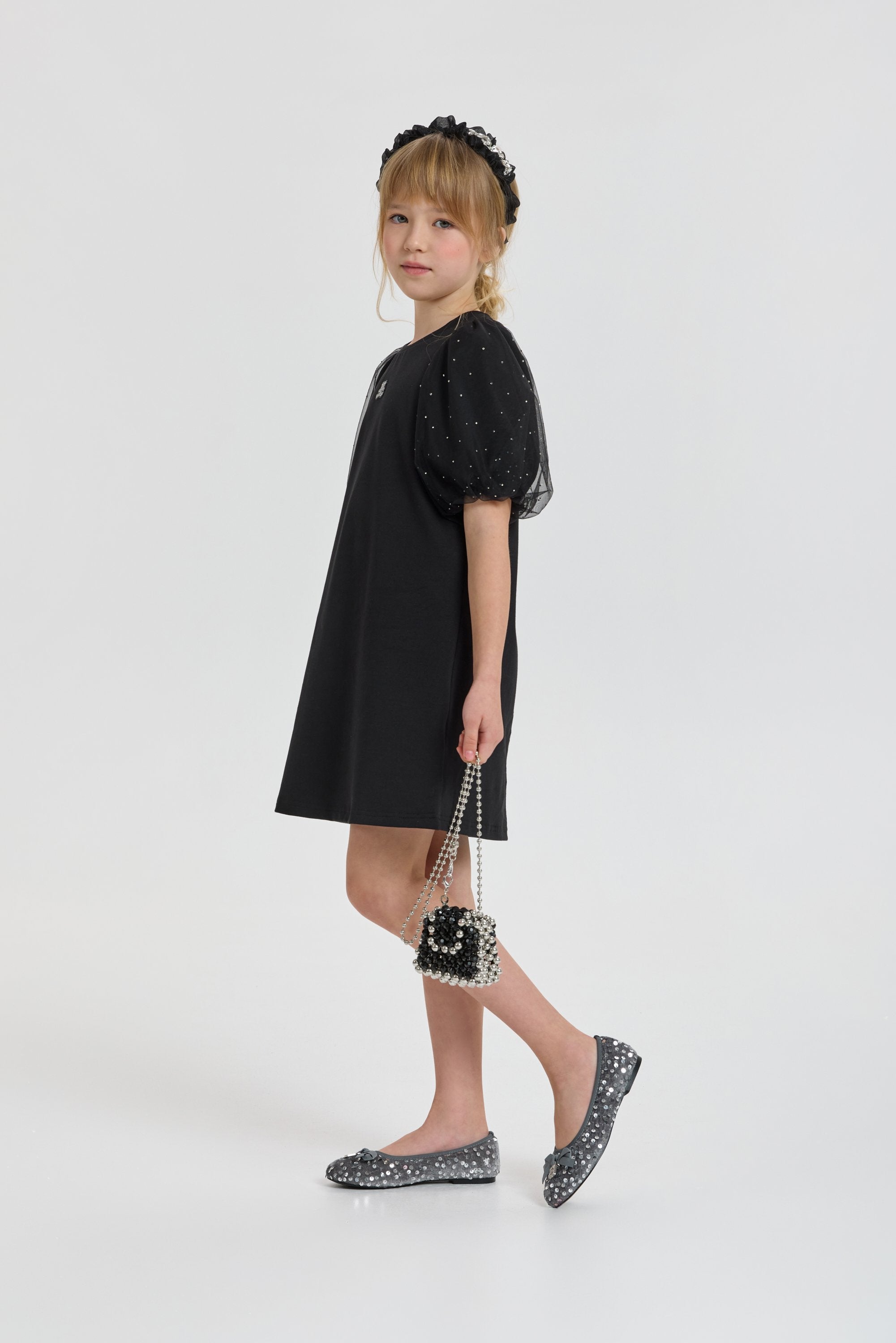 Elegant Dress with Purse