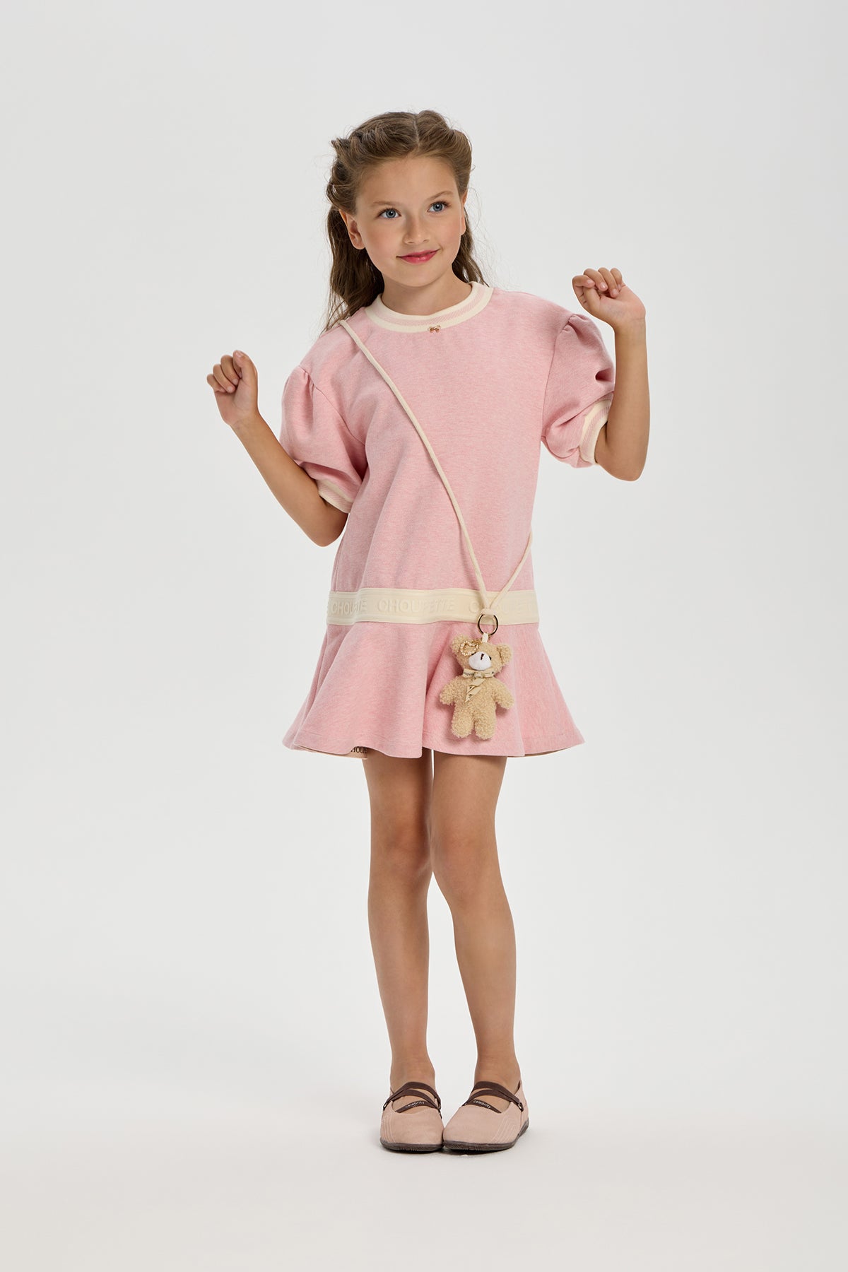 Smart Dress with Stuffed Teddy Bear Toy