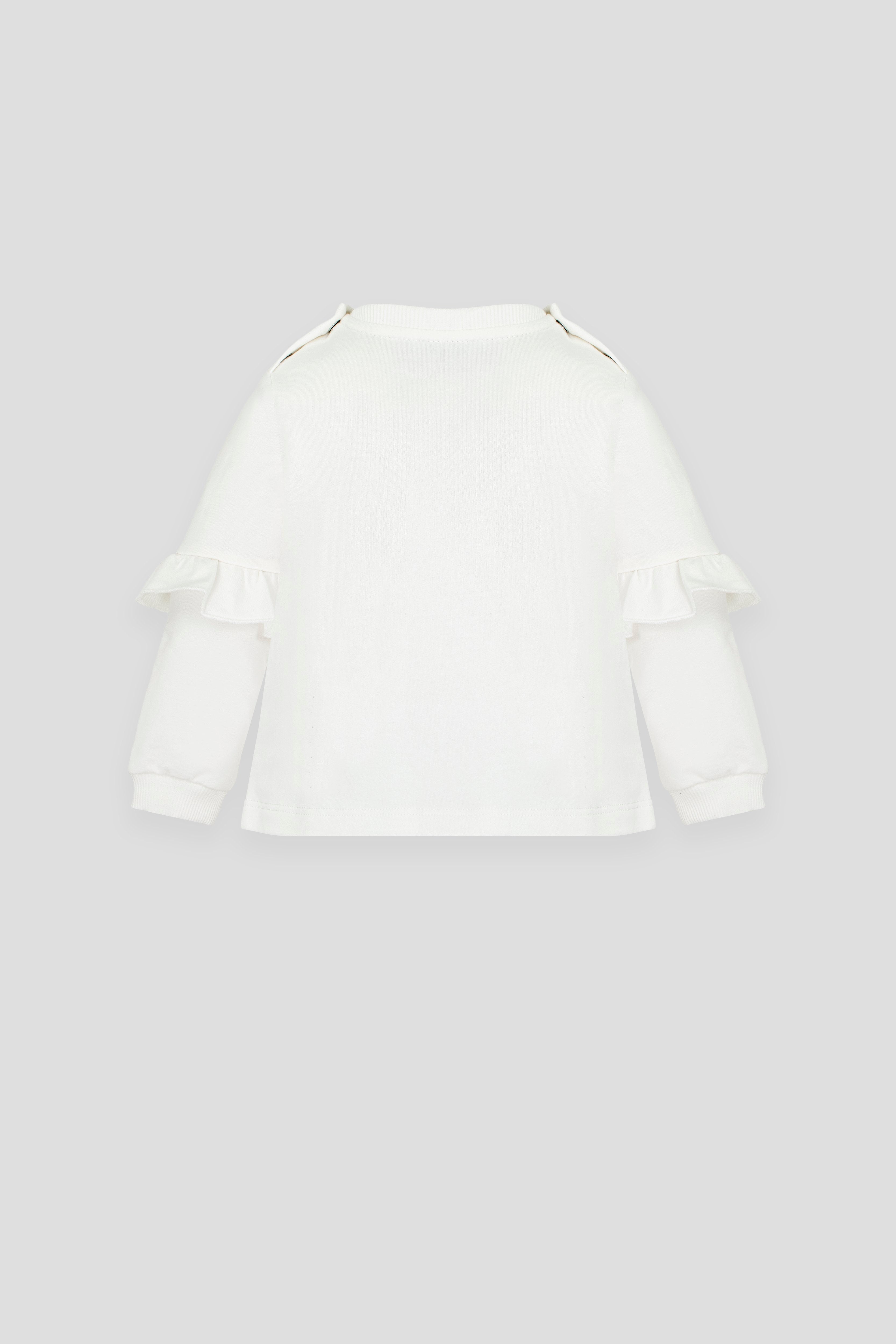 Smart Teddy Decorated Sweatshirt