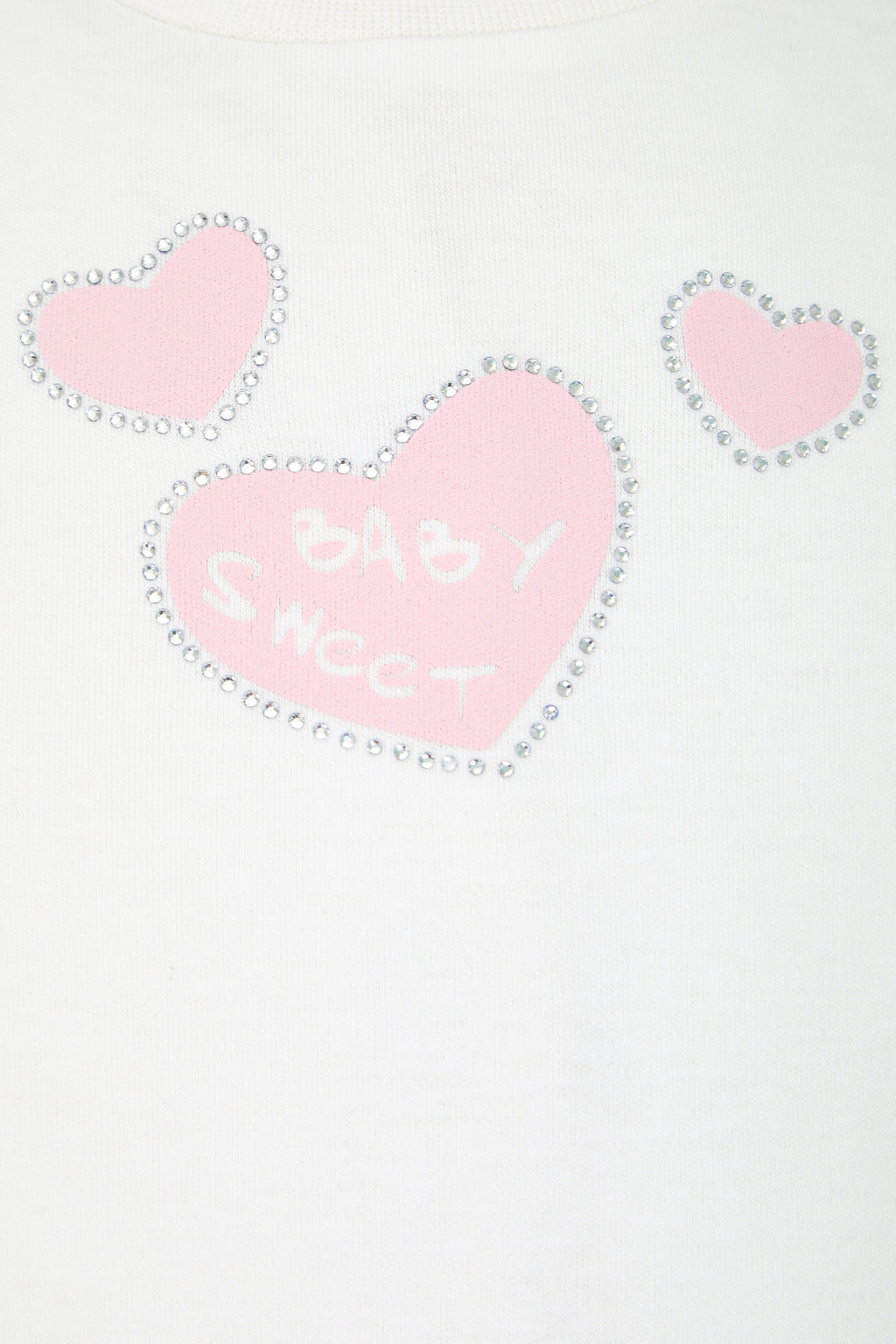 Heart T-shirt with Crystals
