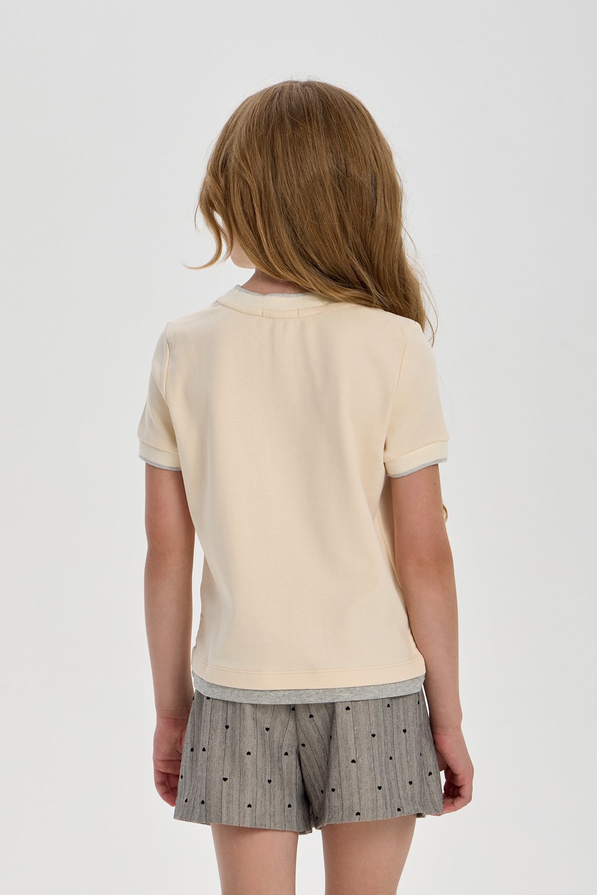 Bow Catty T-shirt for girls