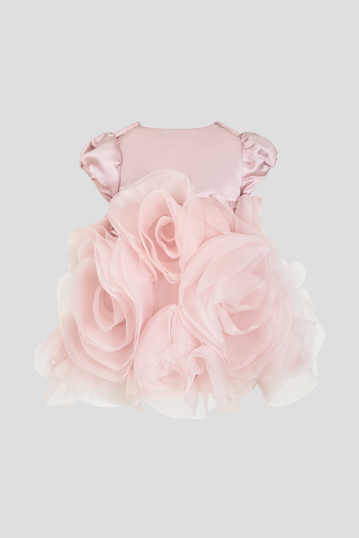 3D Flower Rose Dress for baby girl
