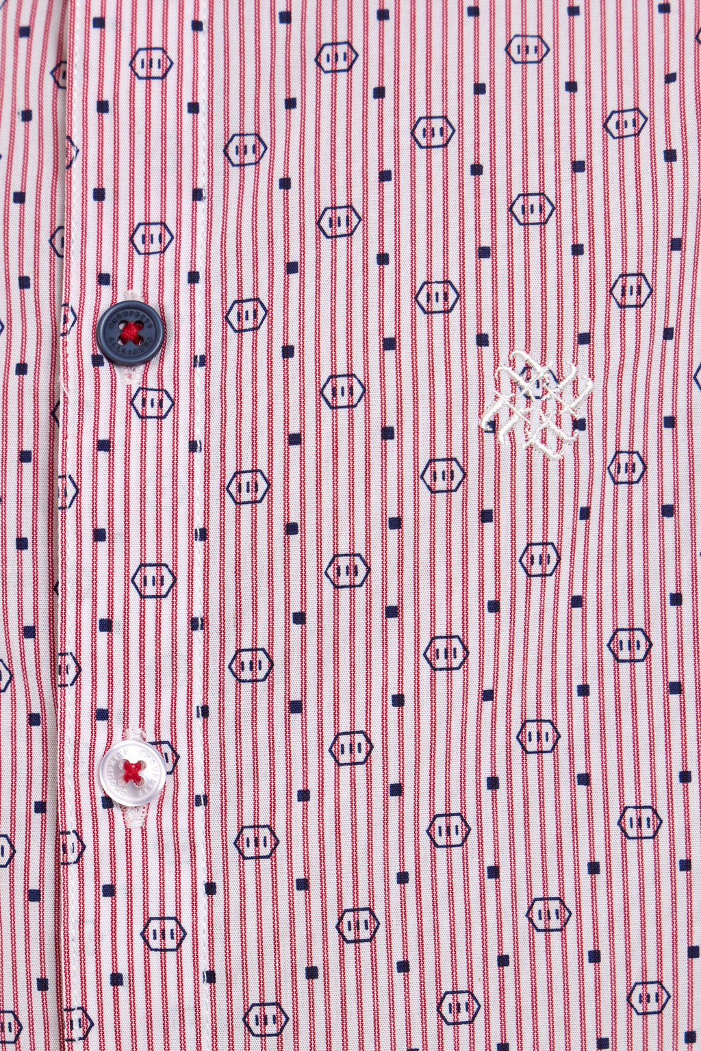 Elegant Coral Shirt with Print