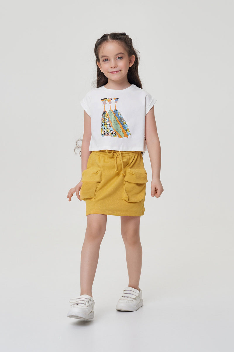 Printed Crop Top