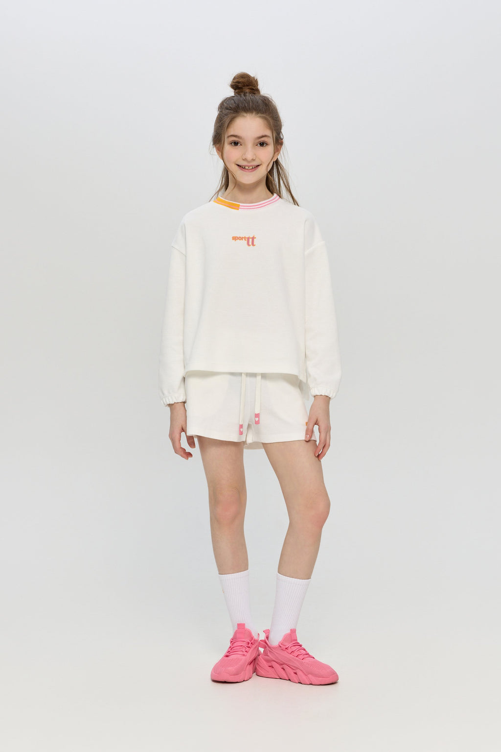 White Sports Sweatshirt