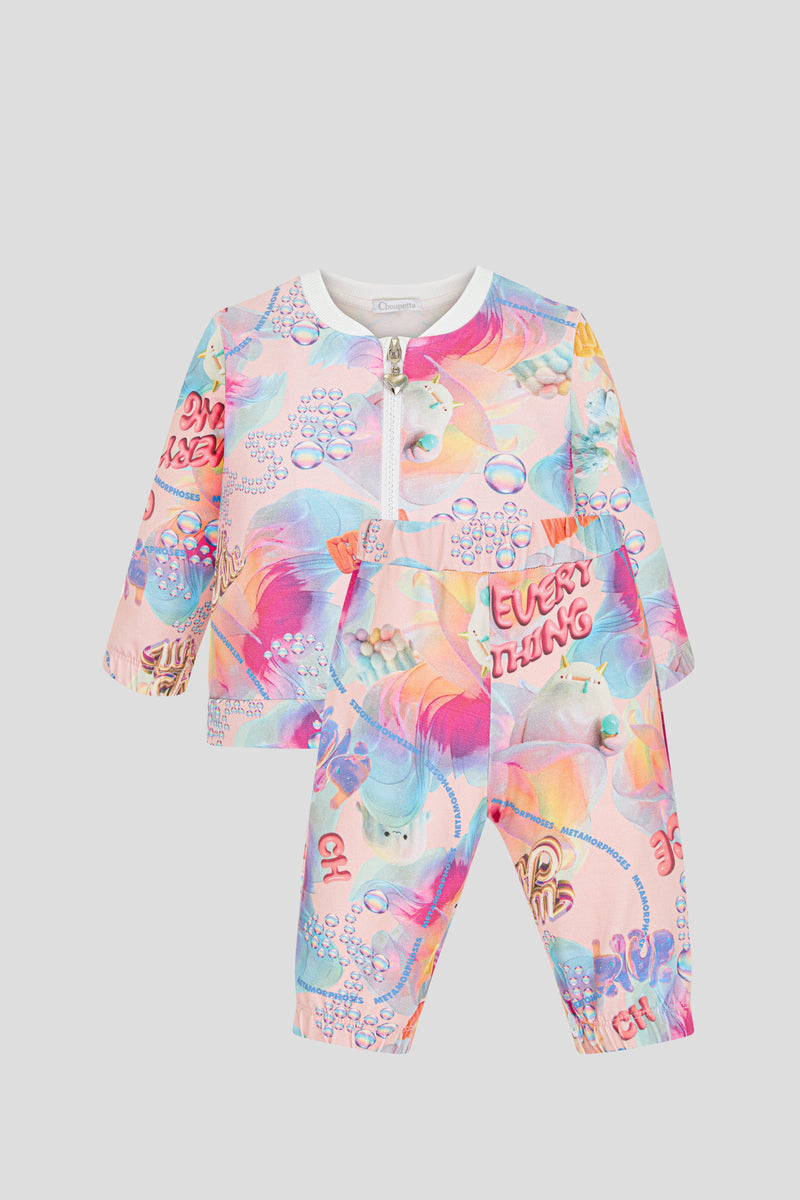 Jersey Tracksuit, branded print