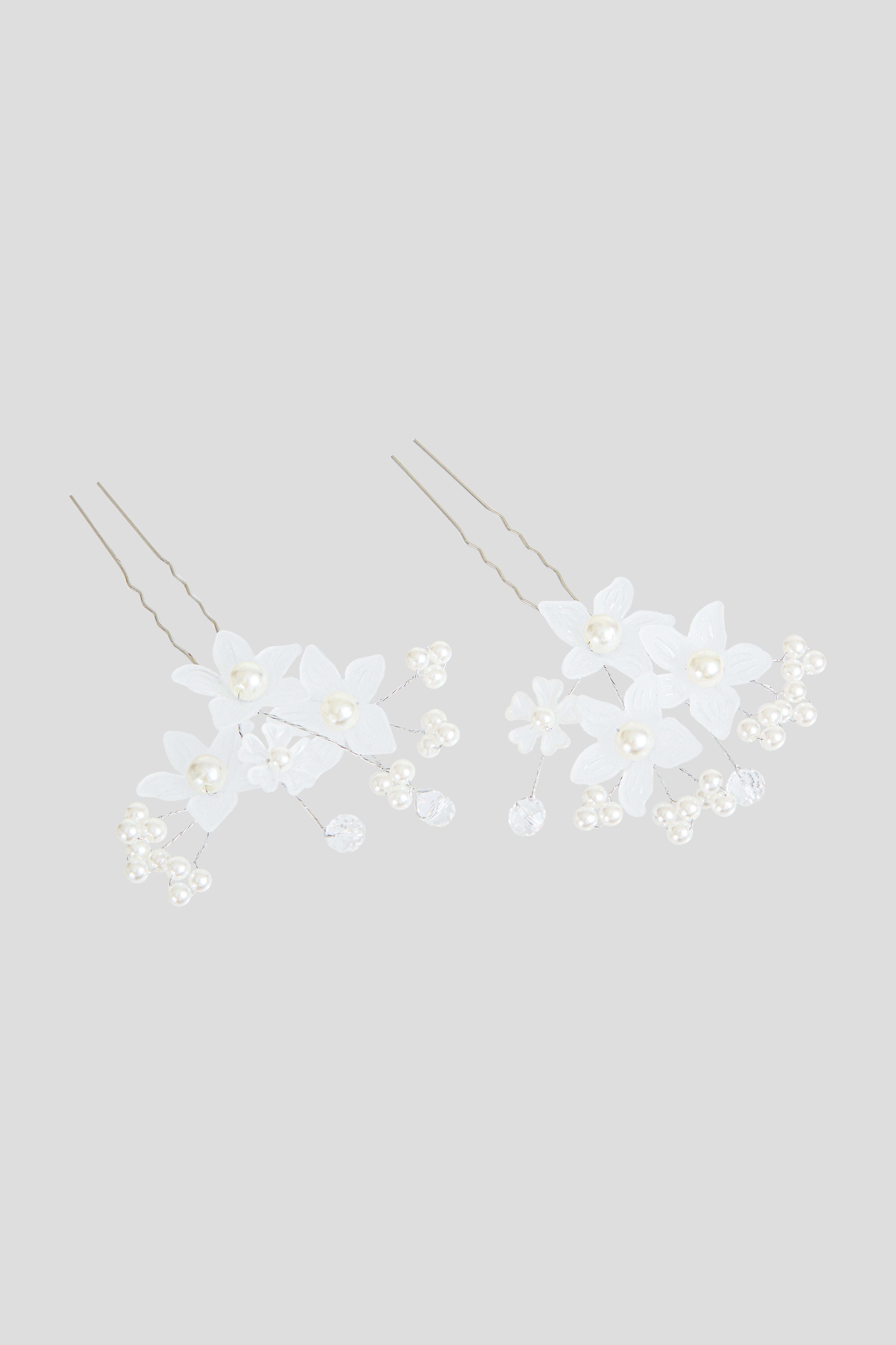 Flower Hair Accessories, white