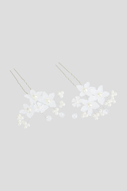 Flower Hair Accessories, white