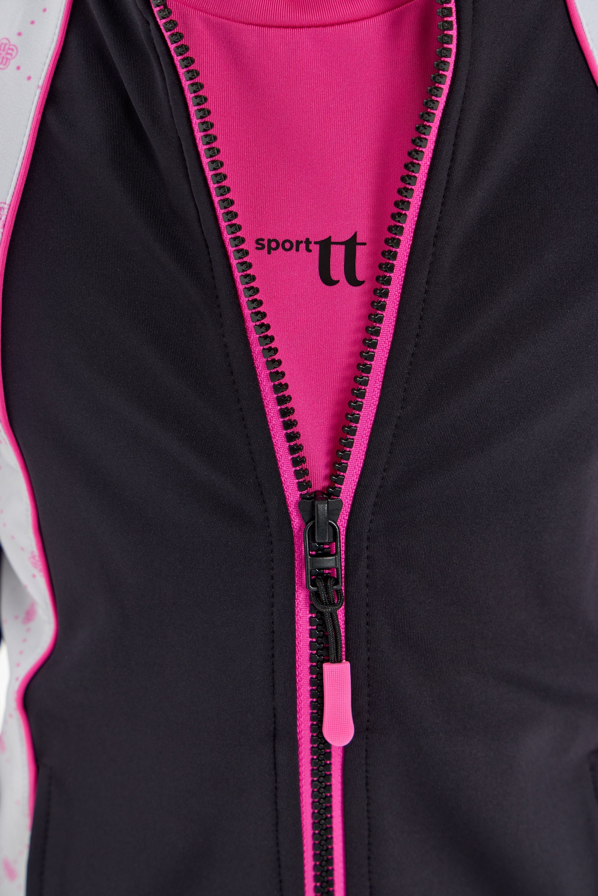 Girls black color-block Dri-FIT Tracksuit