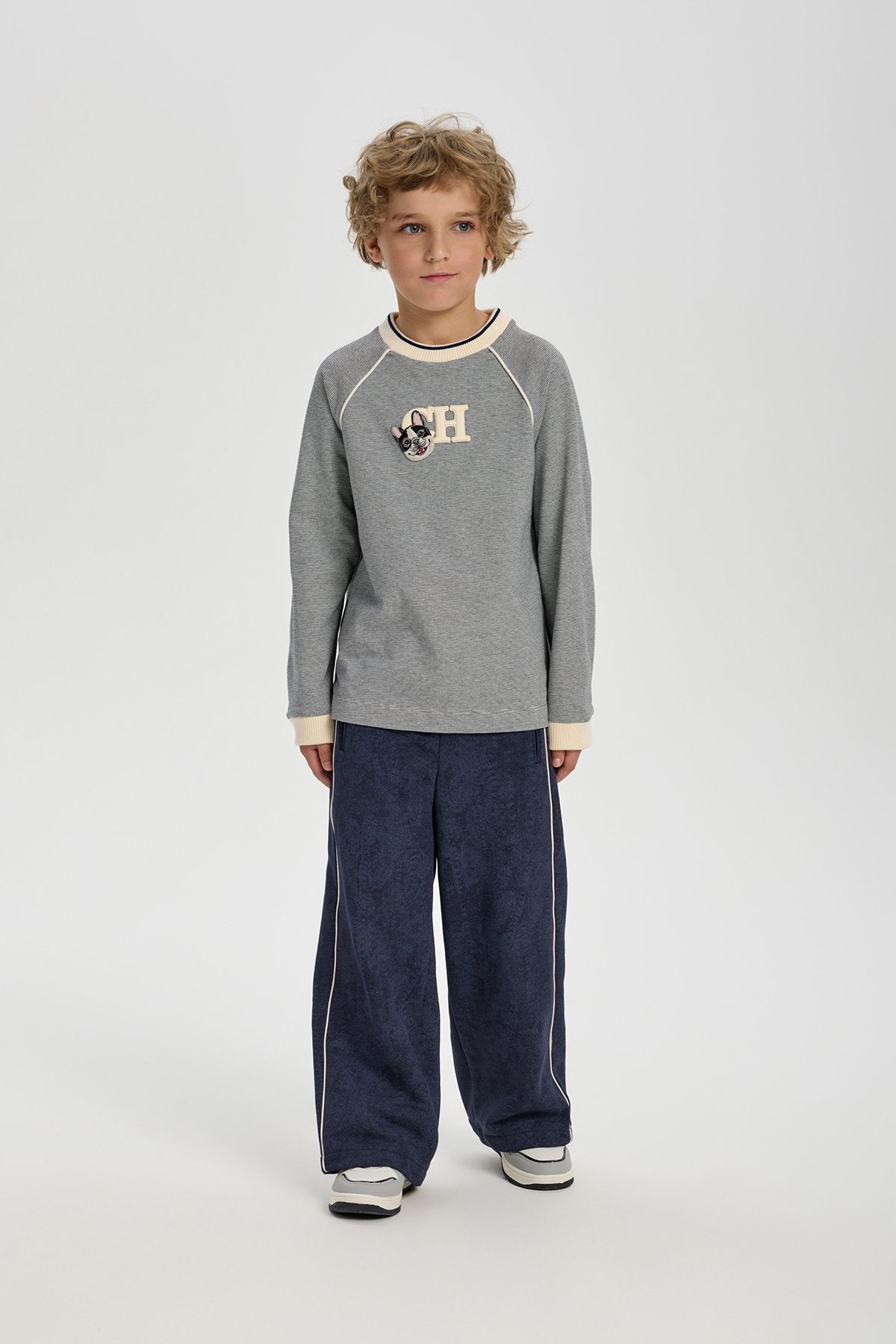 CH Doggy Stripe Jumper for boys