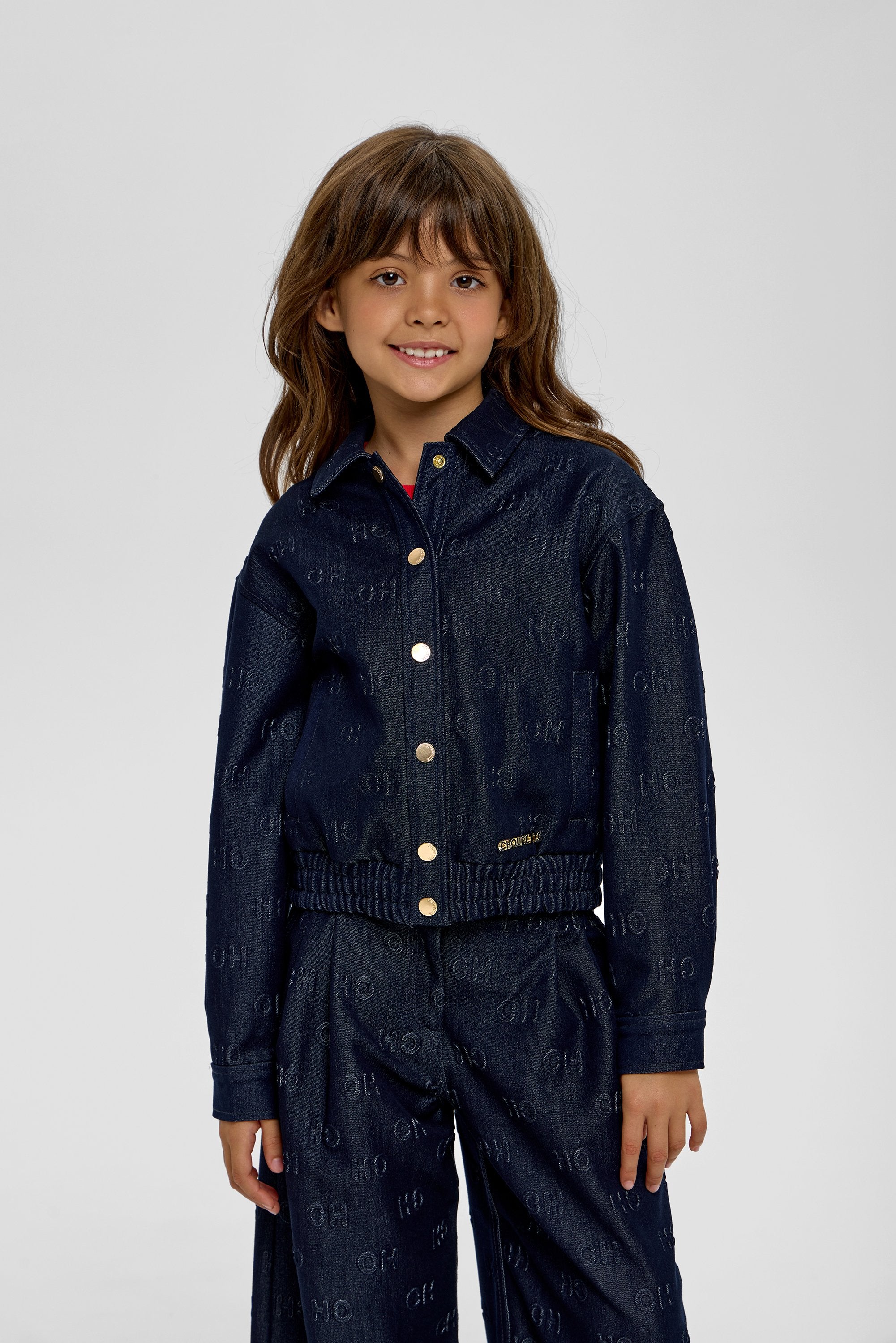 Bomber Jacket, CH branded denim