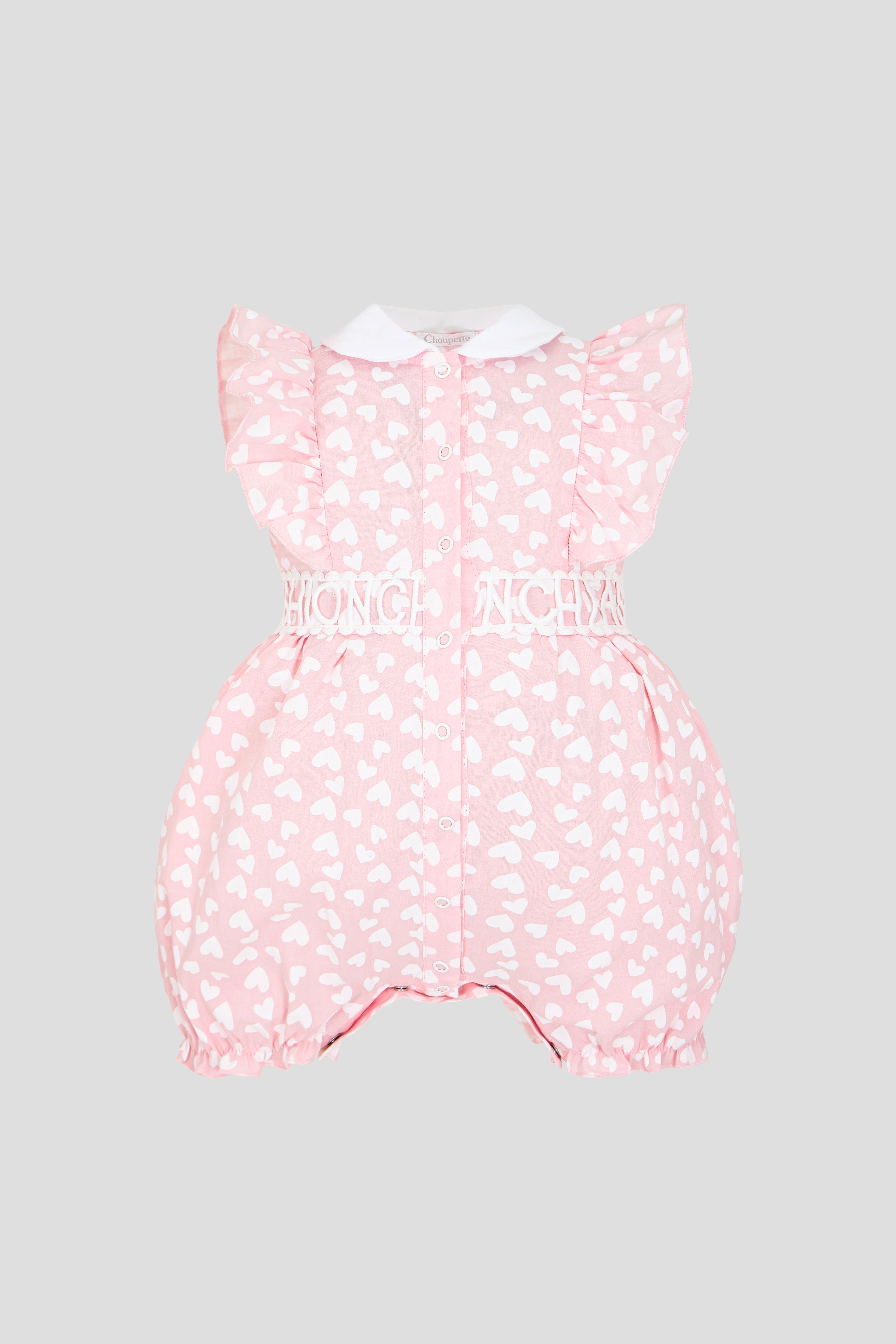Charming Hearts Printed Romper