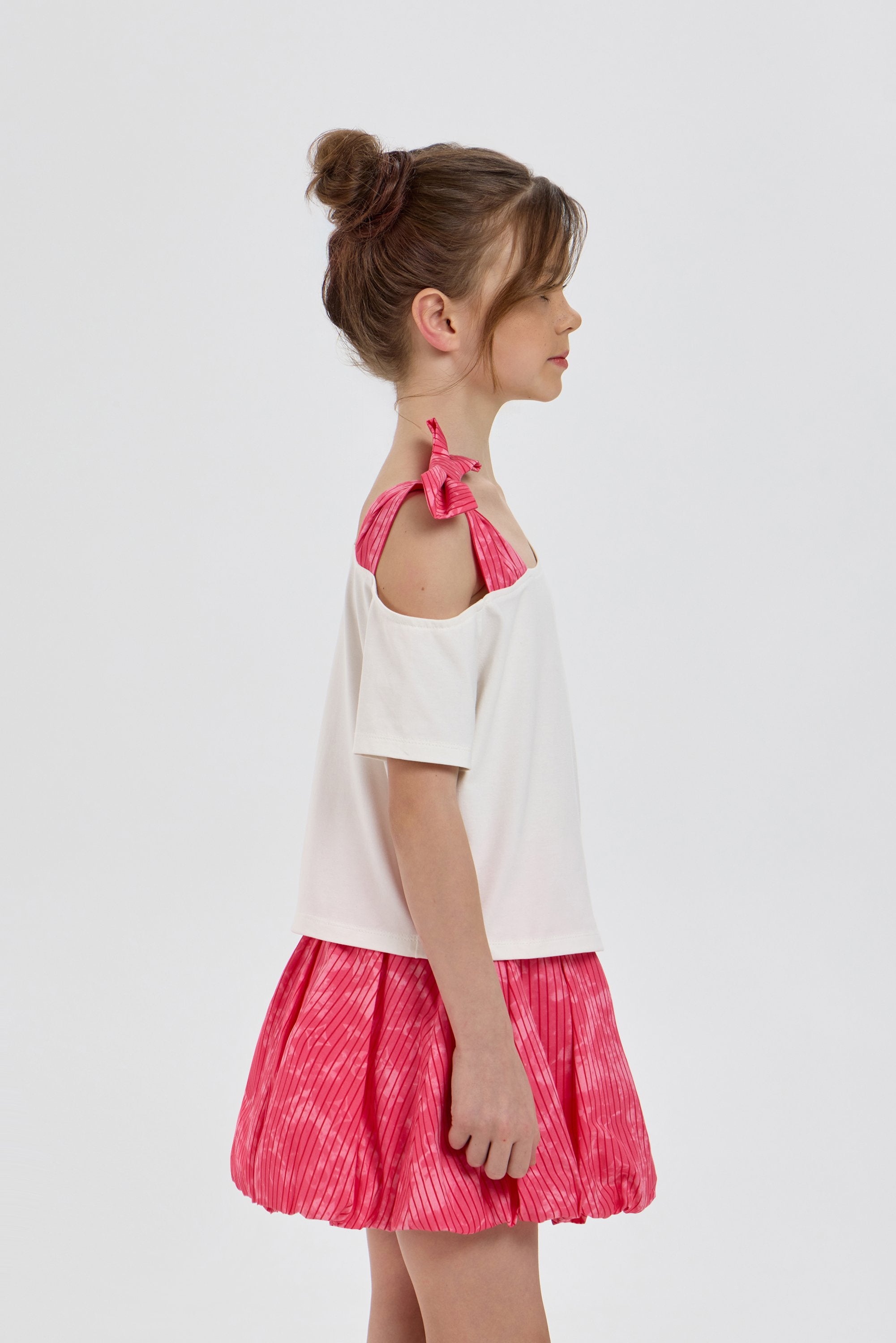 Beautiful Strawberry Set (Decorated Top and Balloon Skirt)