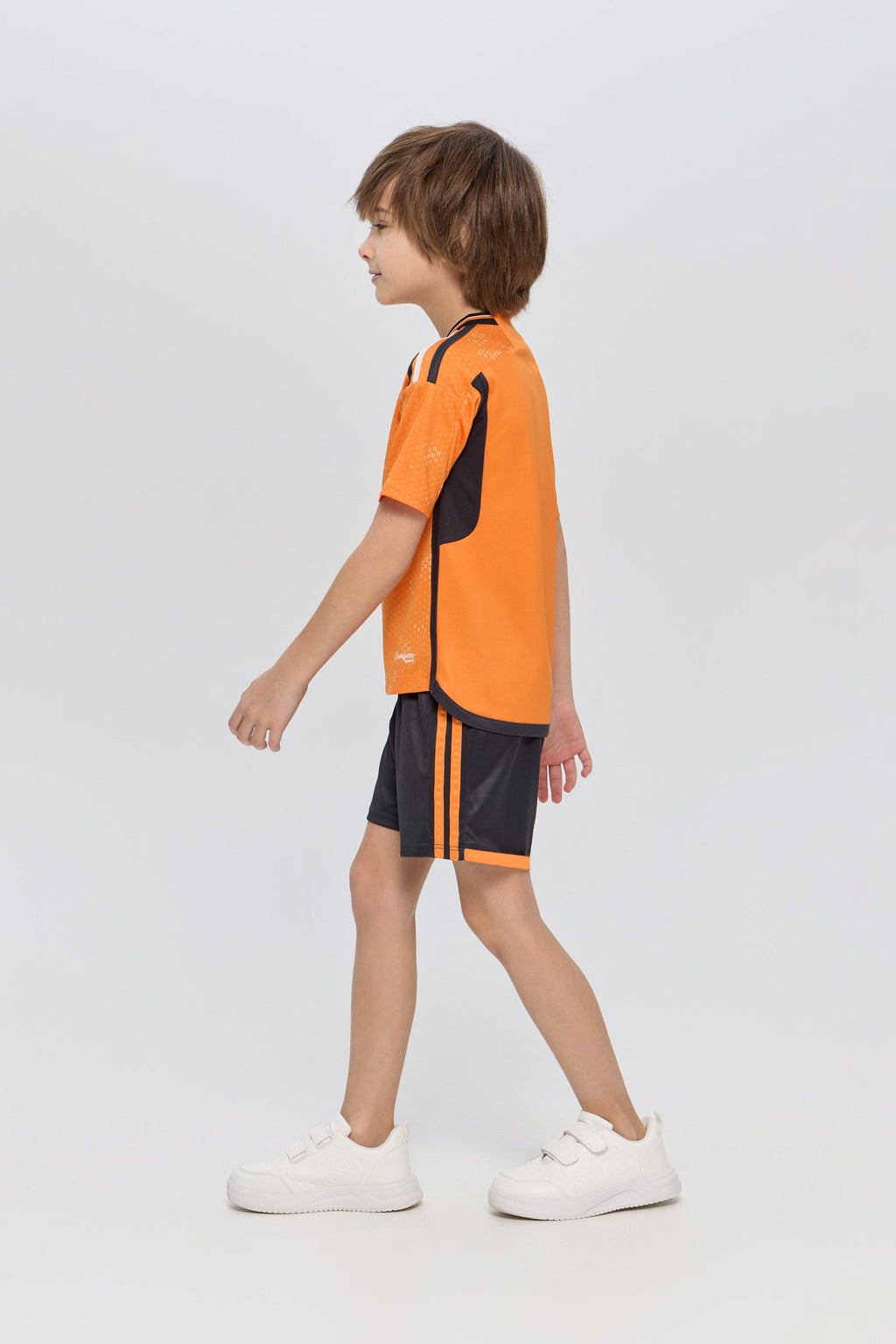 Sport Set with Orange Jersey and Black Matching Shorts