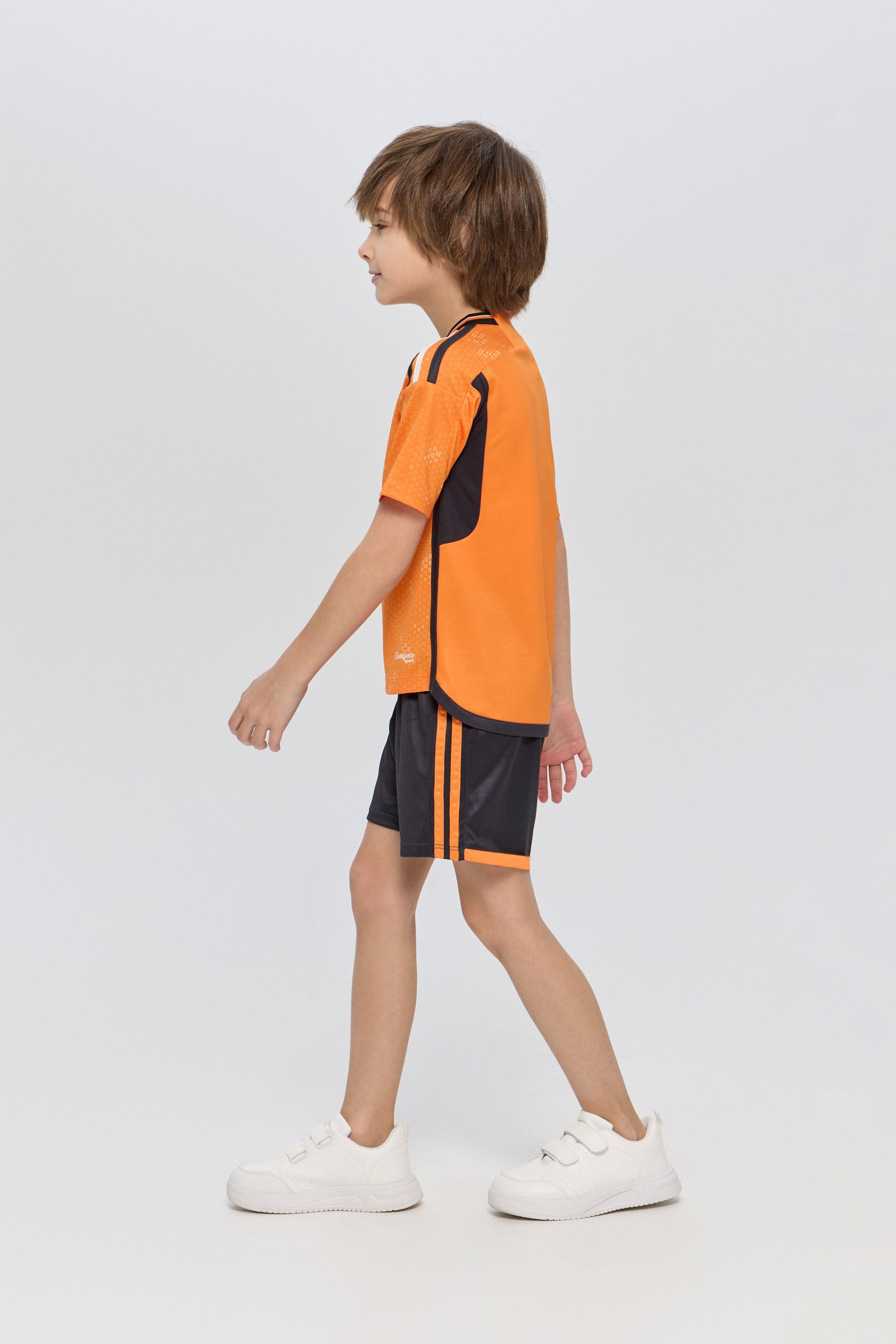 Sport Set with Orange Jersey and Black Matching Shorts