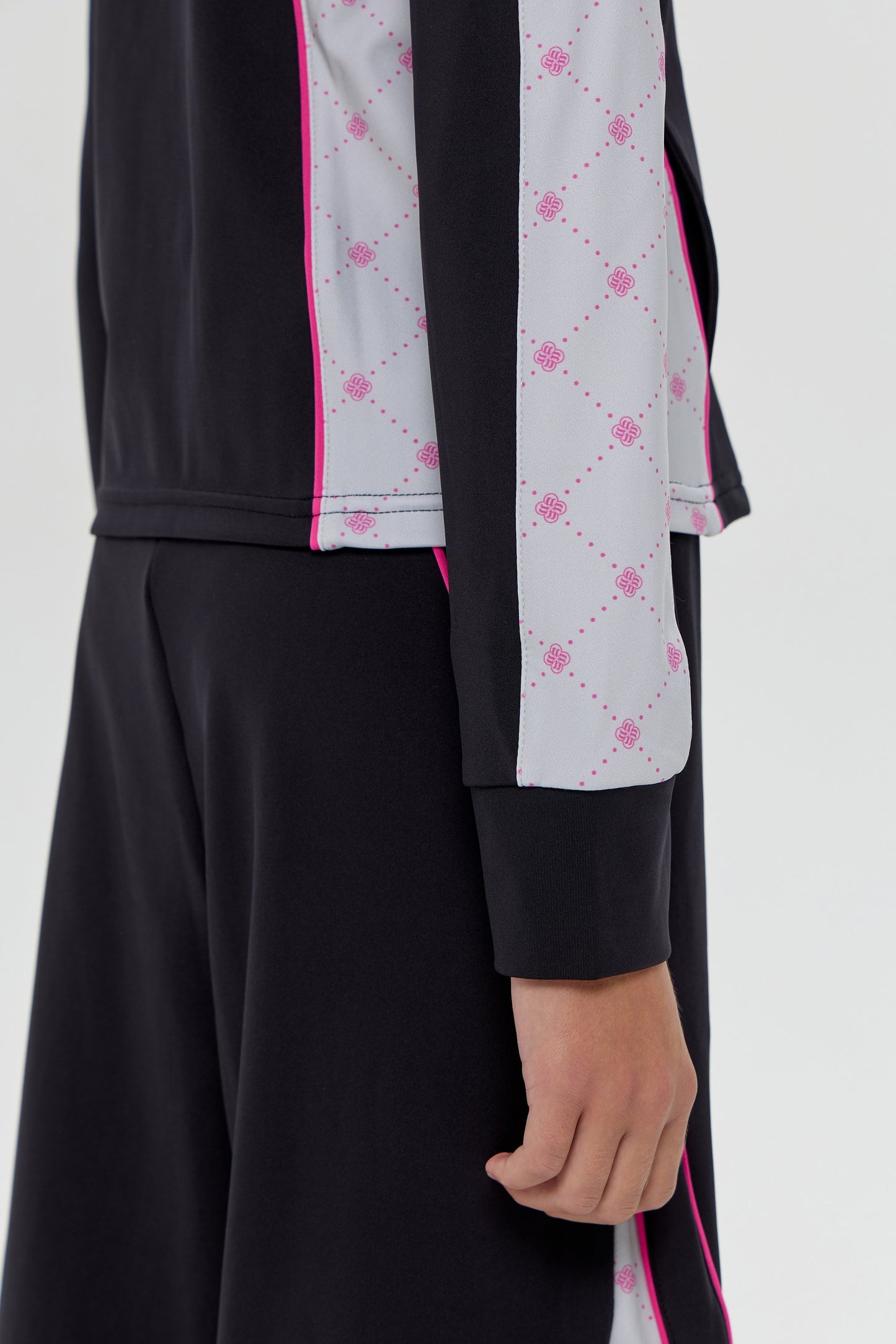 Girls black color-block Dri-FIT Tracksuit