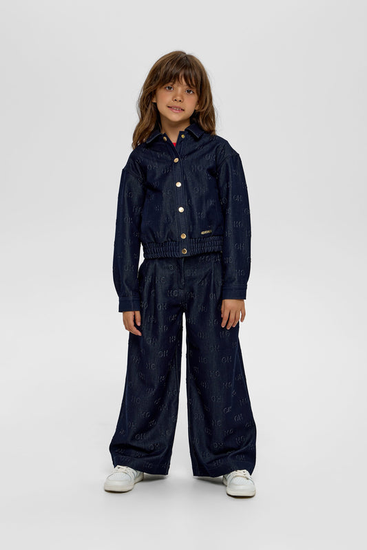 Bomber Jacket, CH branded denim