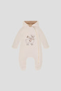 Faux fur pram suit